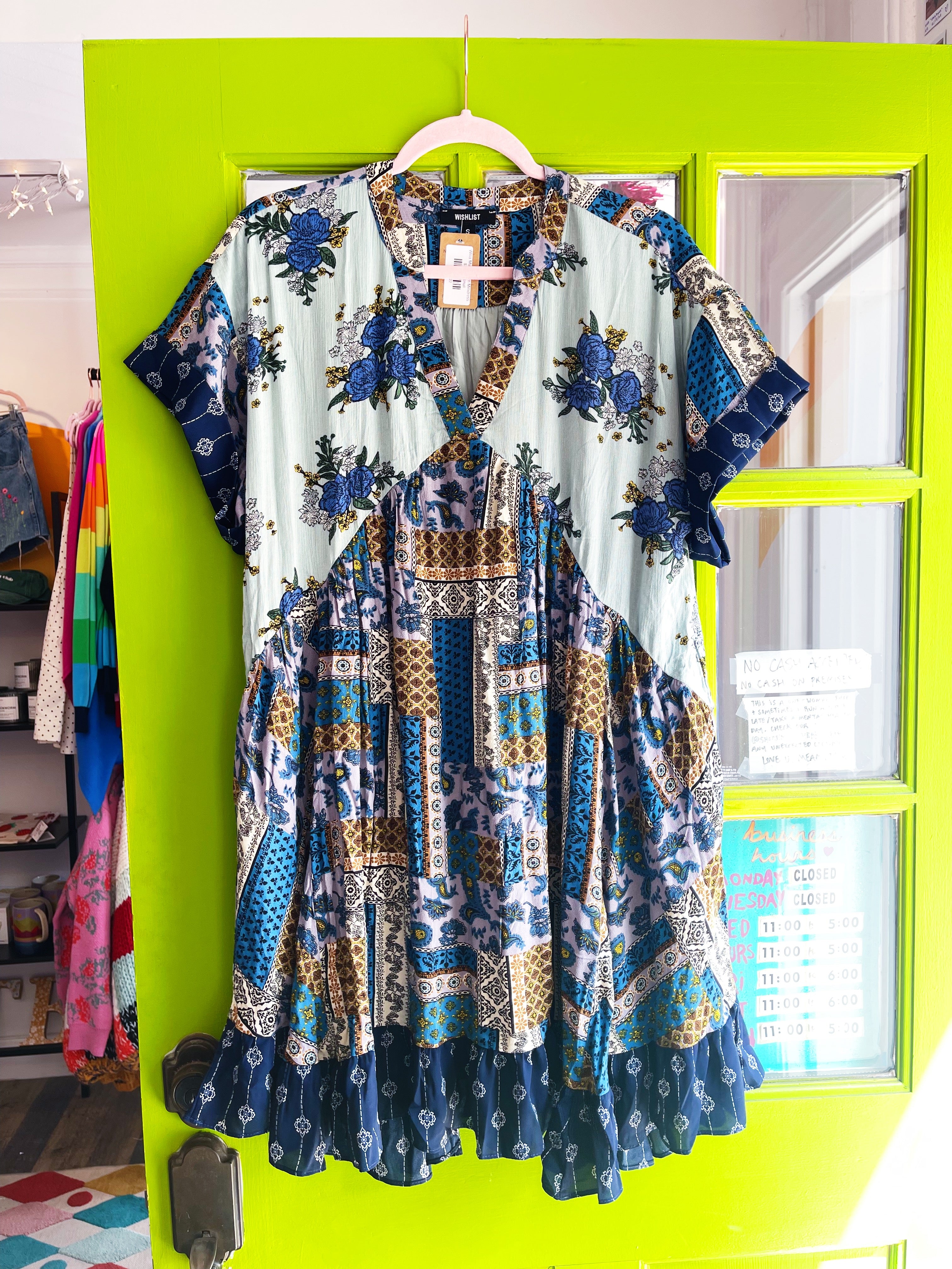 Willa Multipattern Minidress