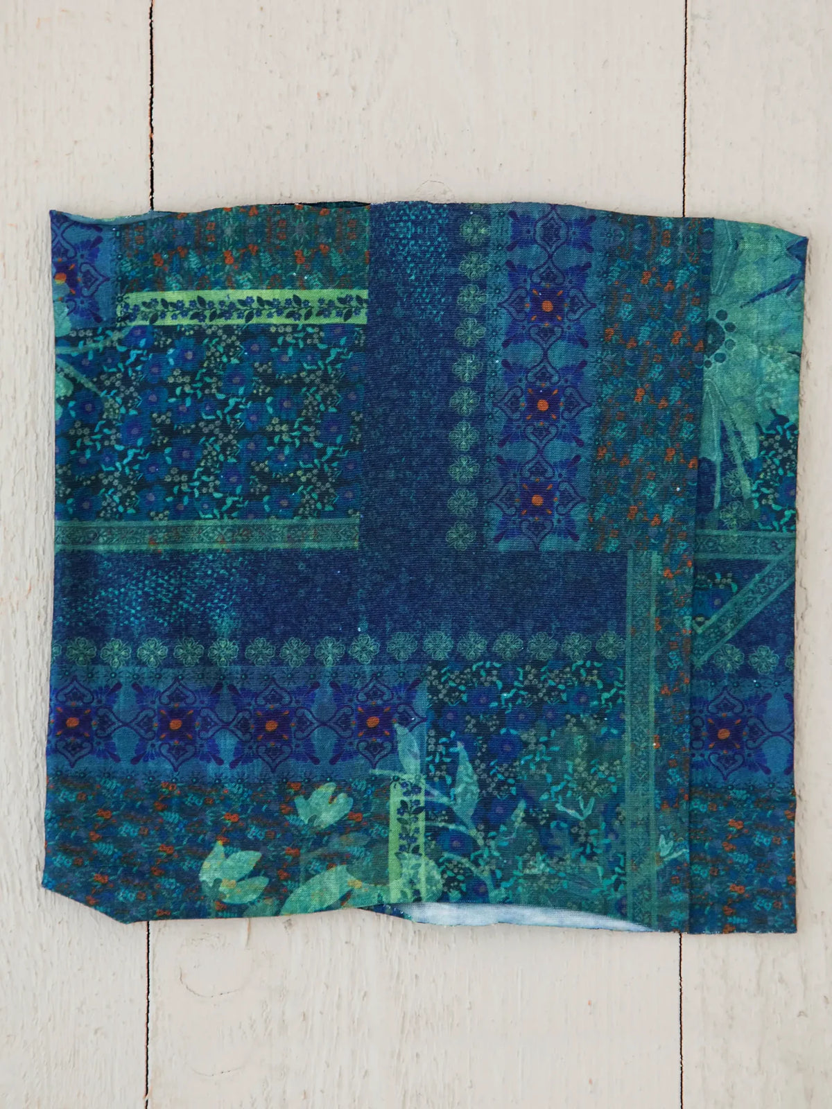 Half Boho Bandeau® Headband (Indigo Patchwork)