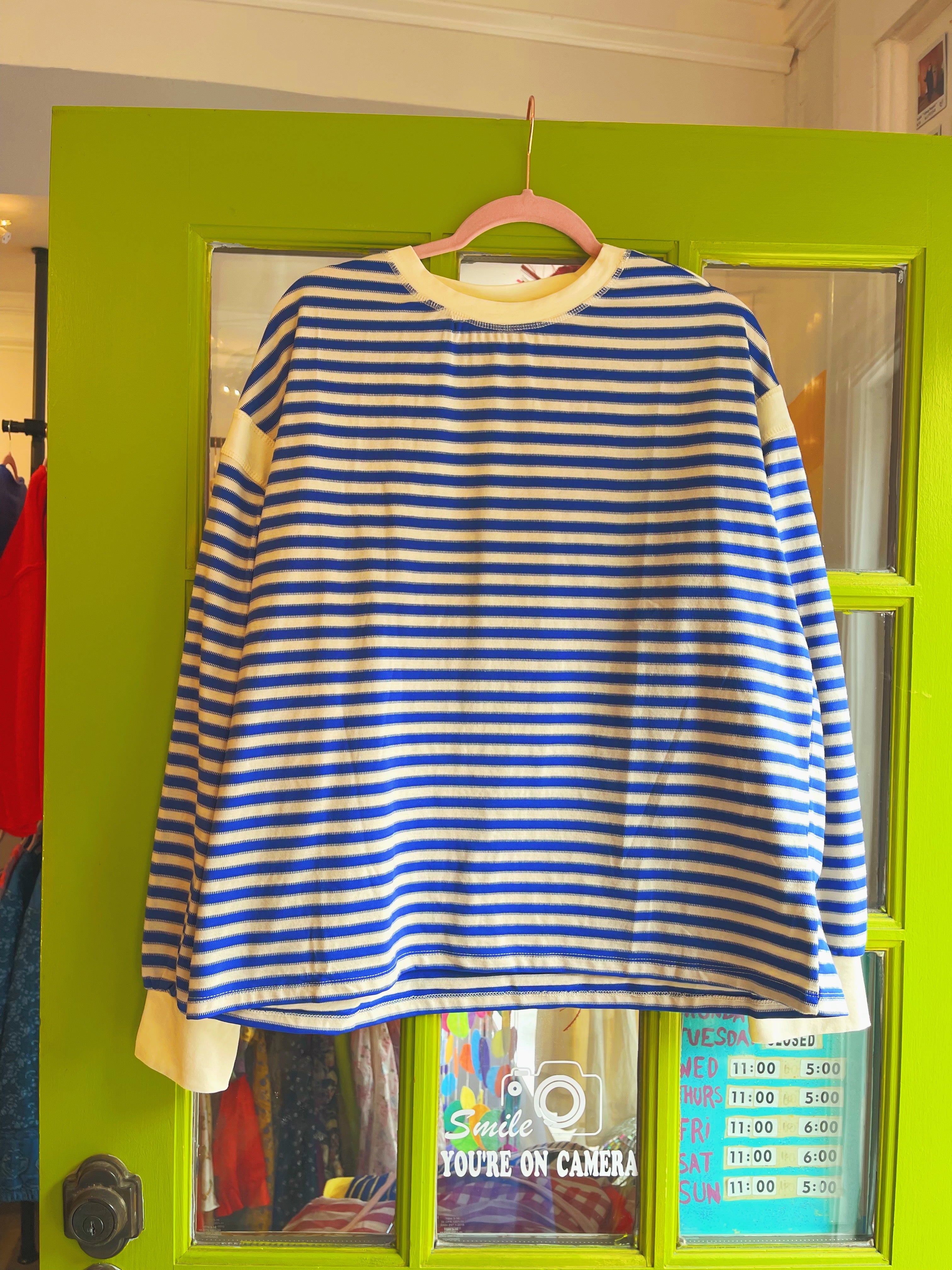 Blue Eyed Striped Pullover