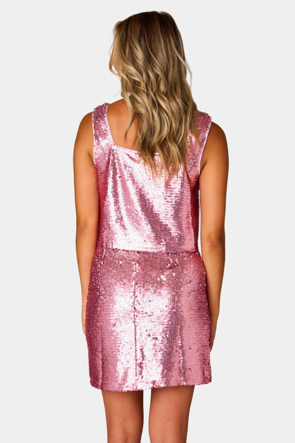 Shimmy & Shake Miniskirt | Rose