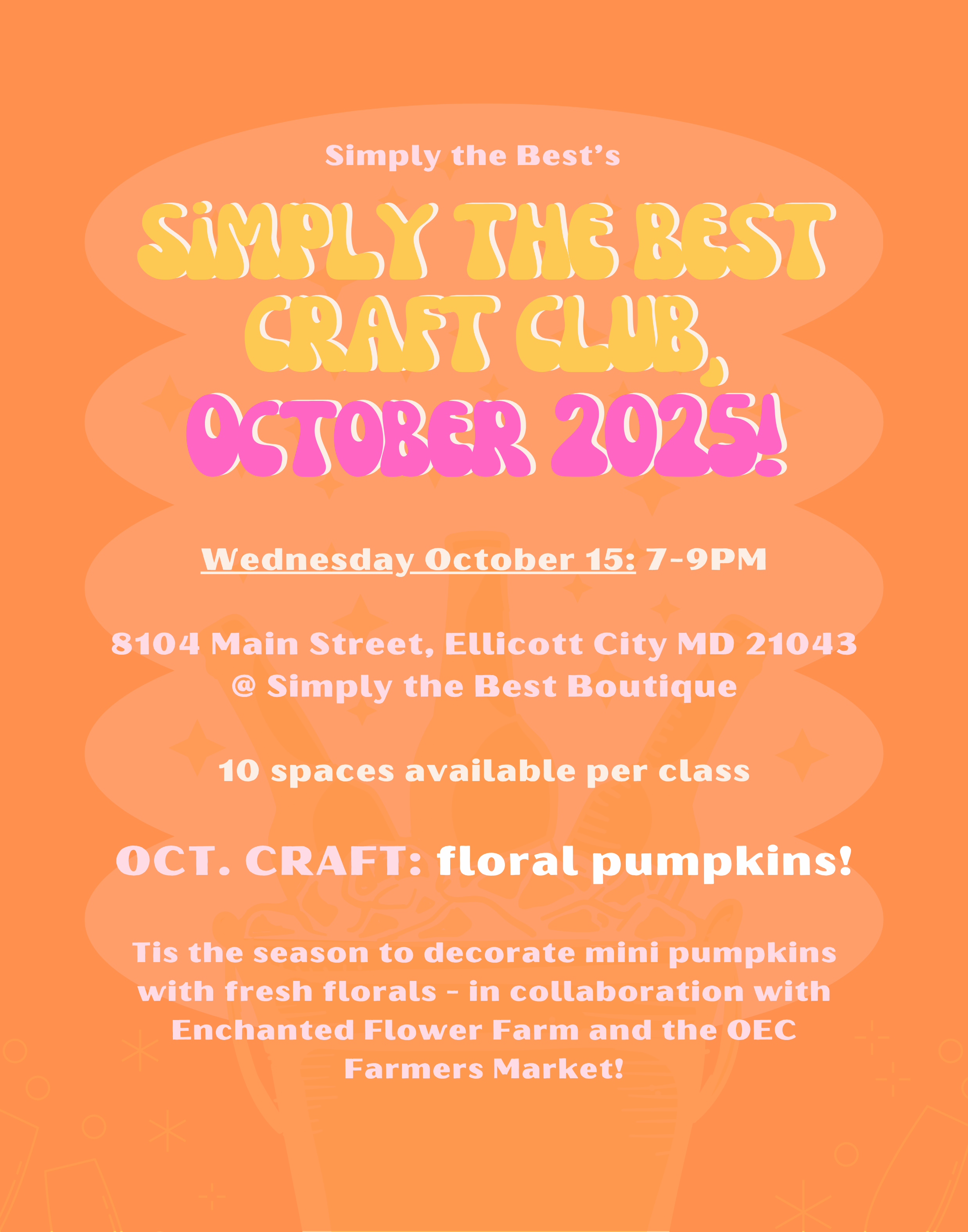 Simply the Best Craft Club - October 2025