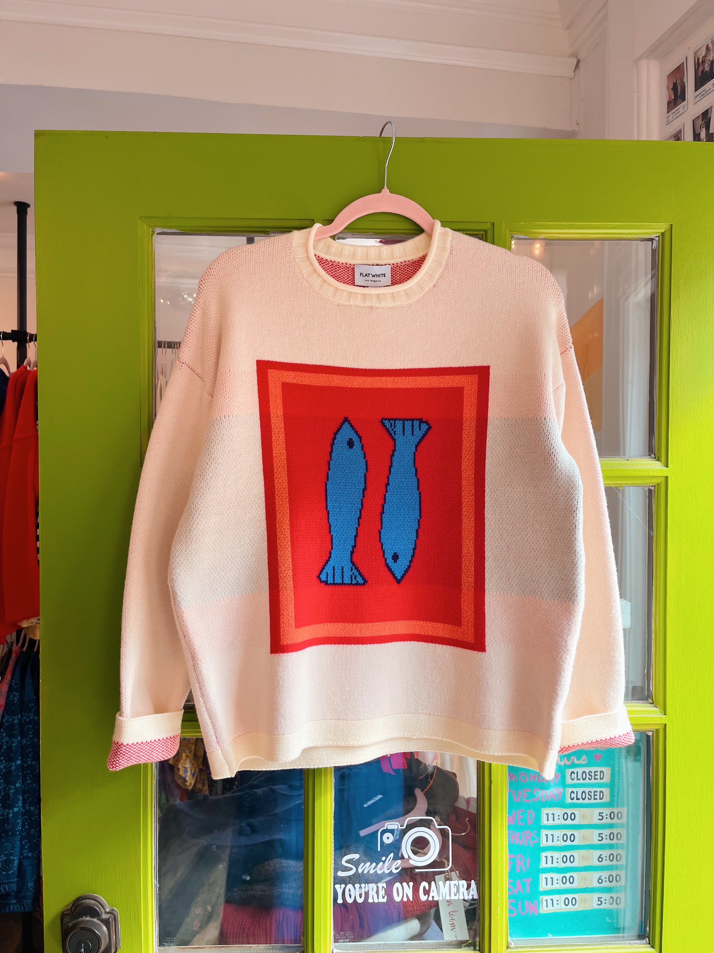 Sardine Box Sweater | Flat White