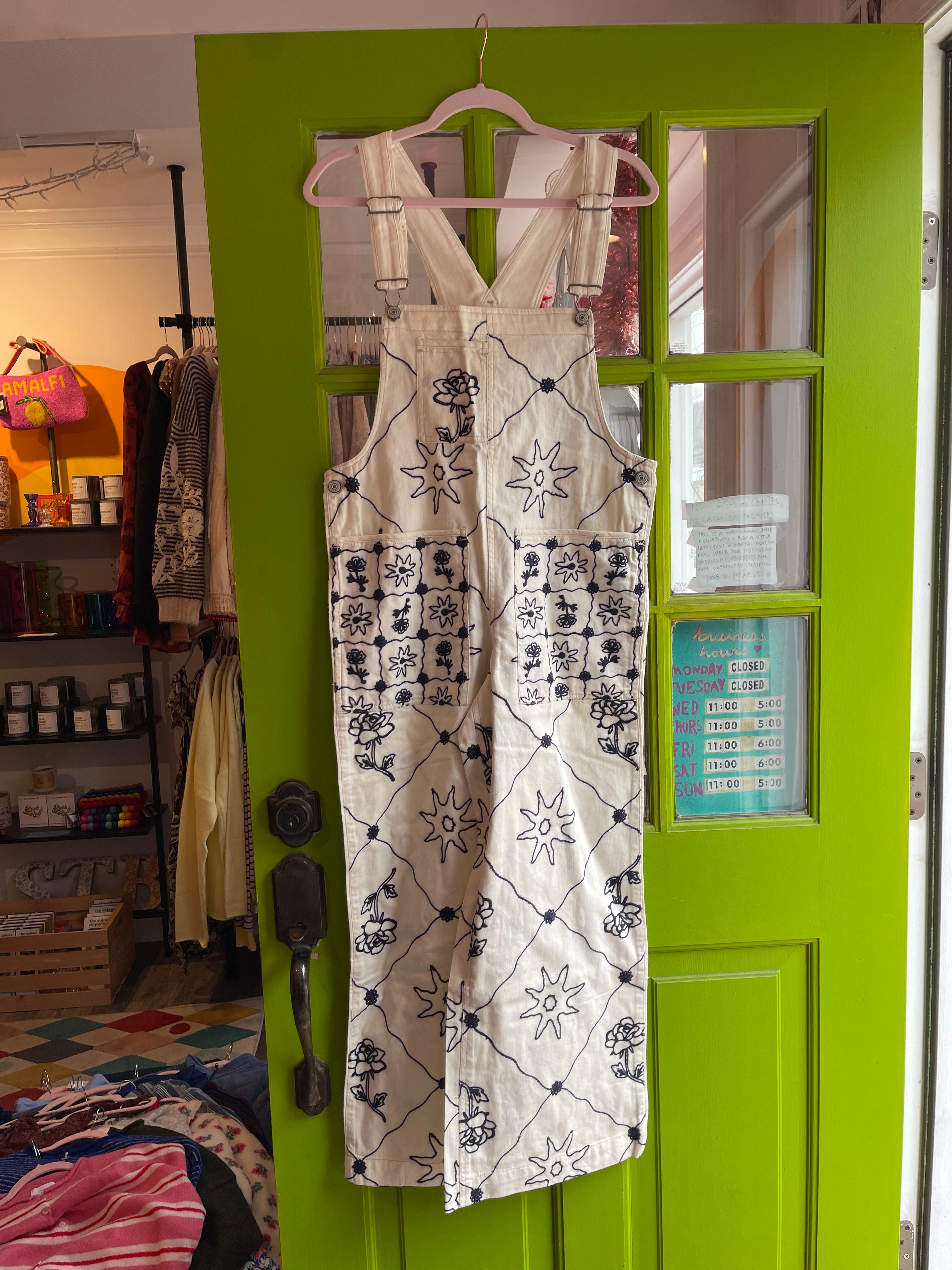 We The Free Rising Sun Overalls (Solar Ecru) | Free People