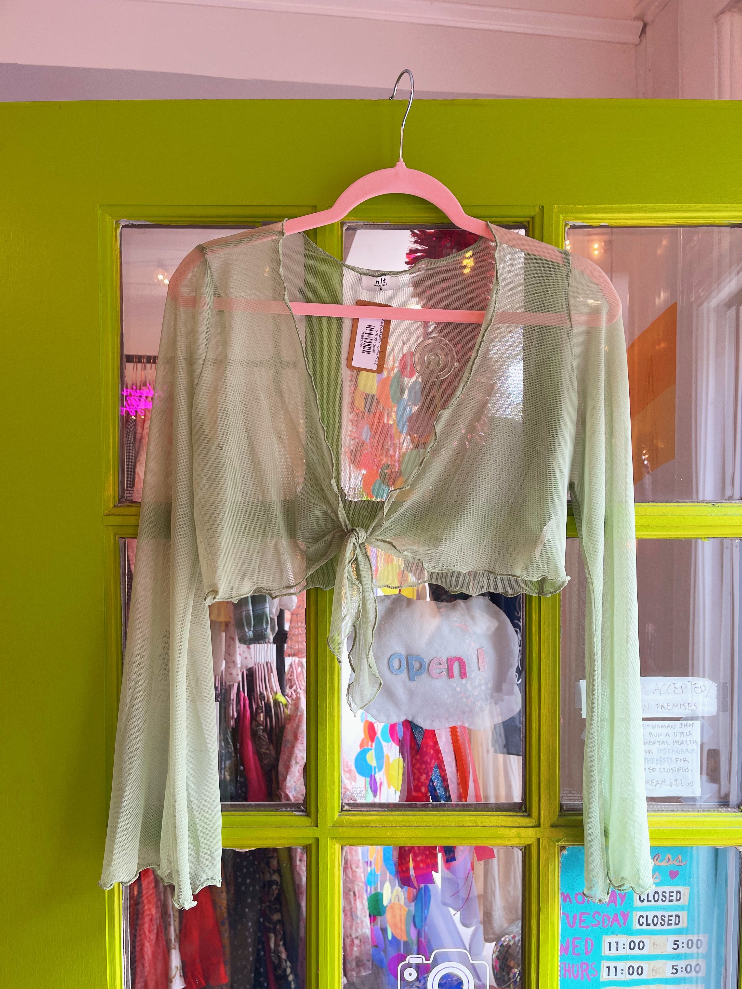 Mariposa Mesh Cover-Up Top