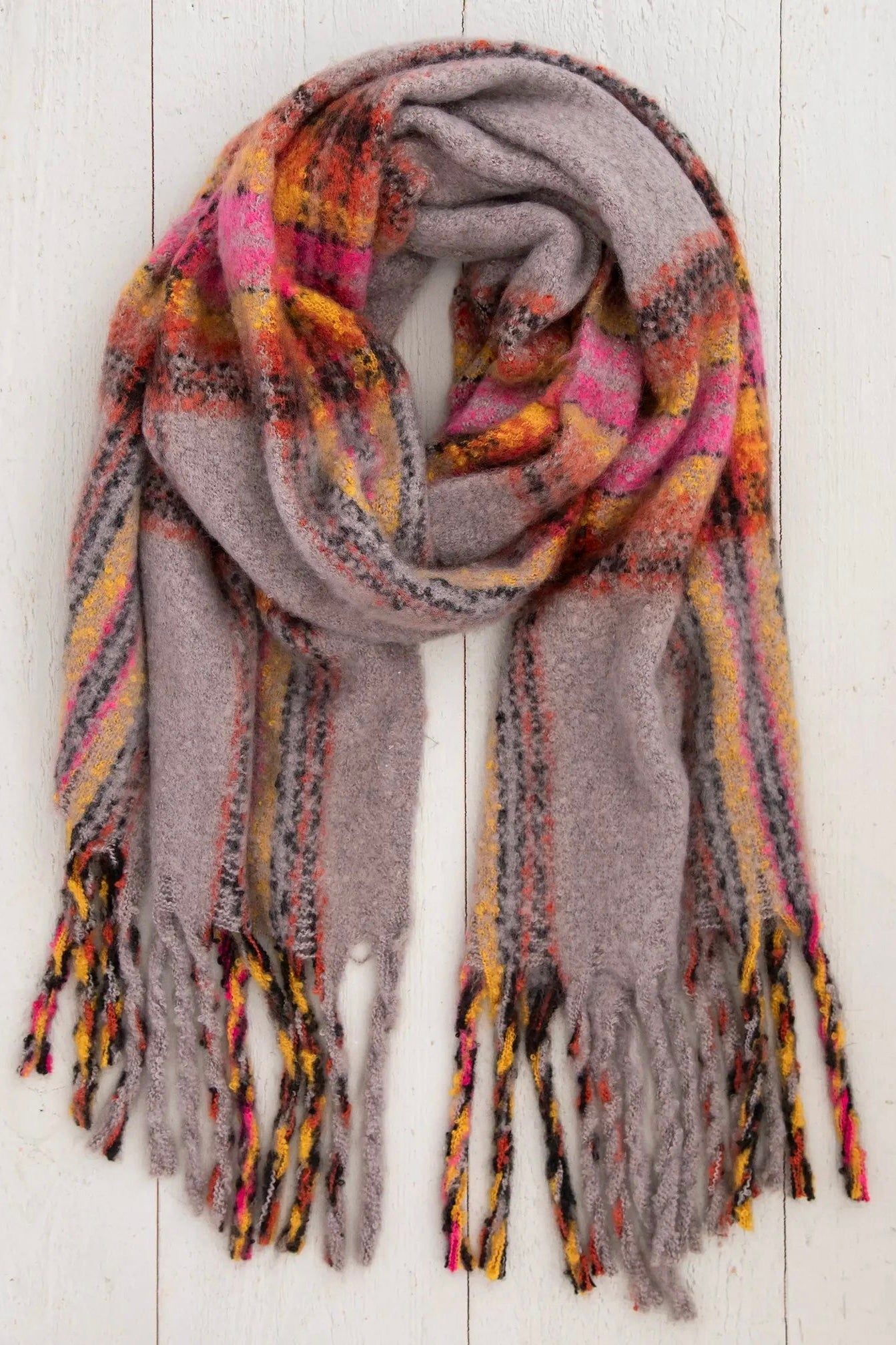 Cuddle Up Cozy Scarf | Mushroom