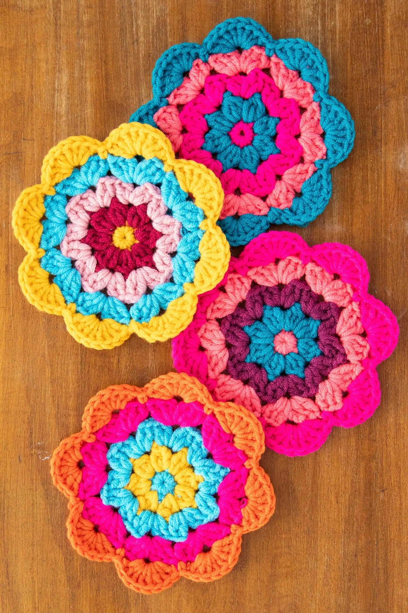 Crochet Coaster Set