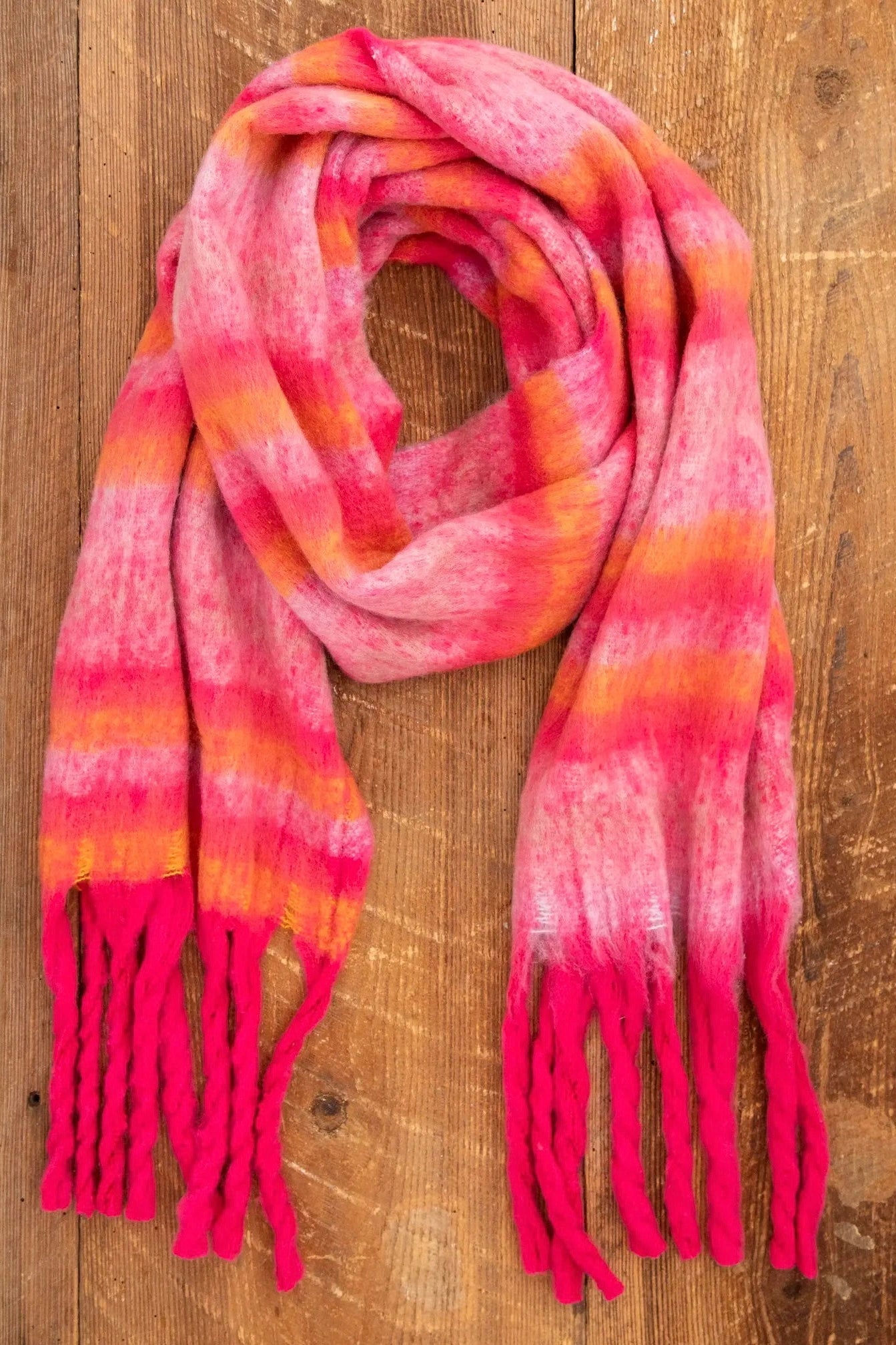 Cuddle Up Cozy Scarf | Sunset Pink