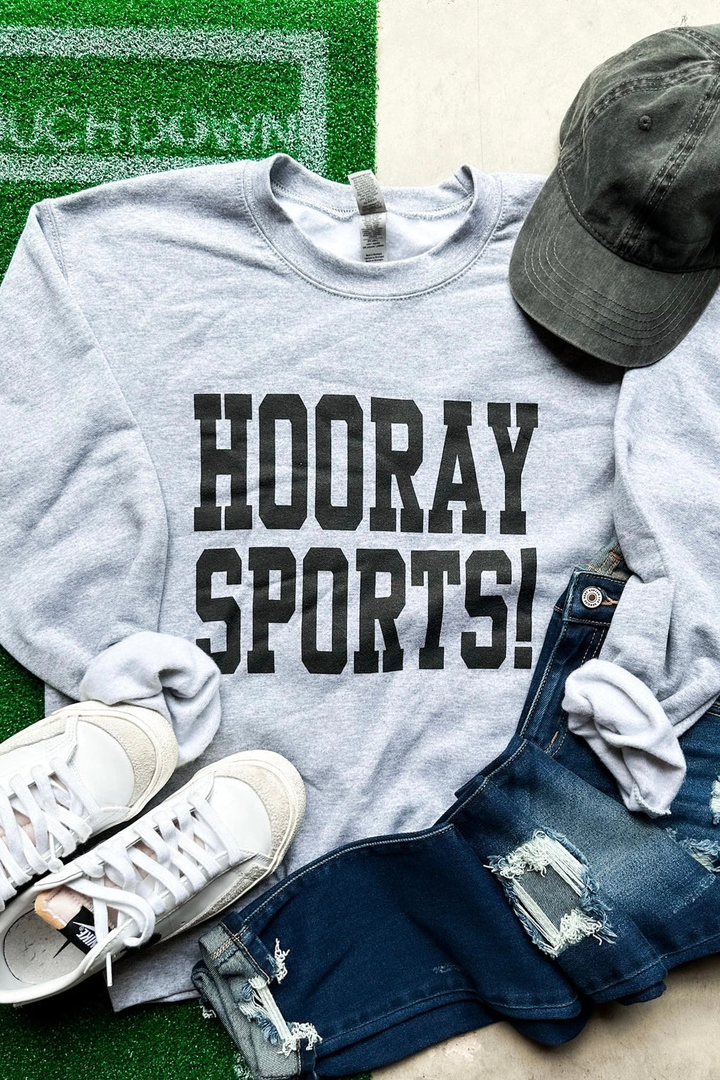 'HOORAY SPORTS!' Crewneck