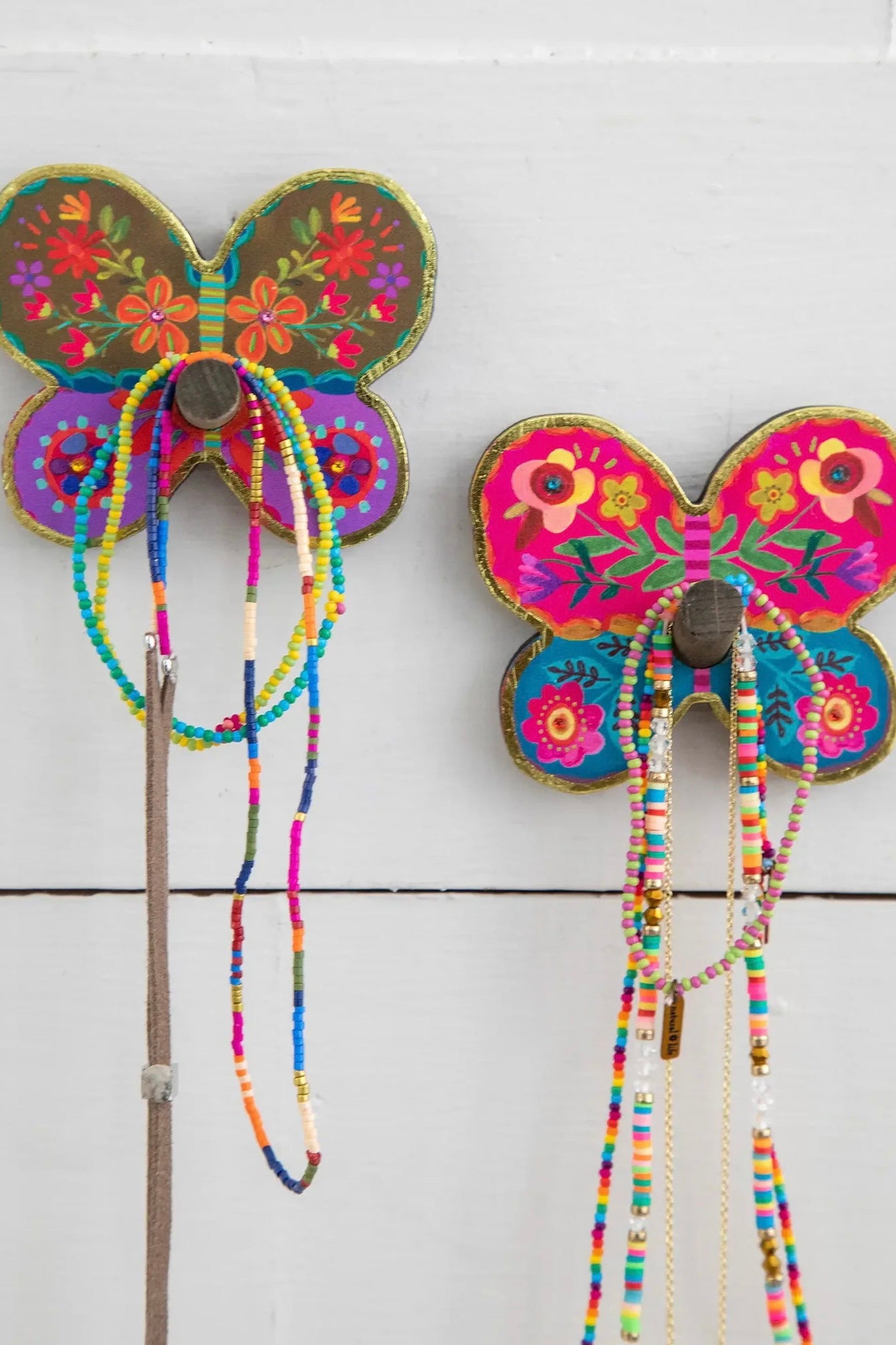 Wooden Wall Hook | Butterflies