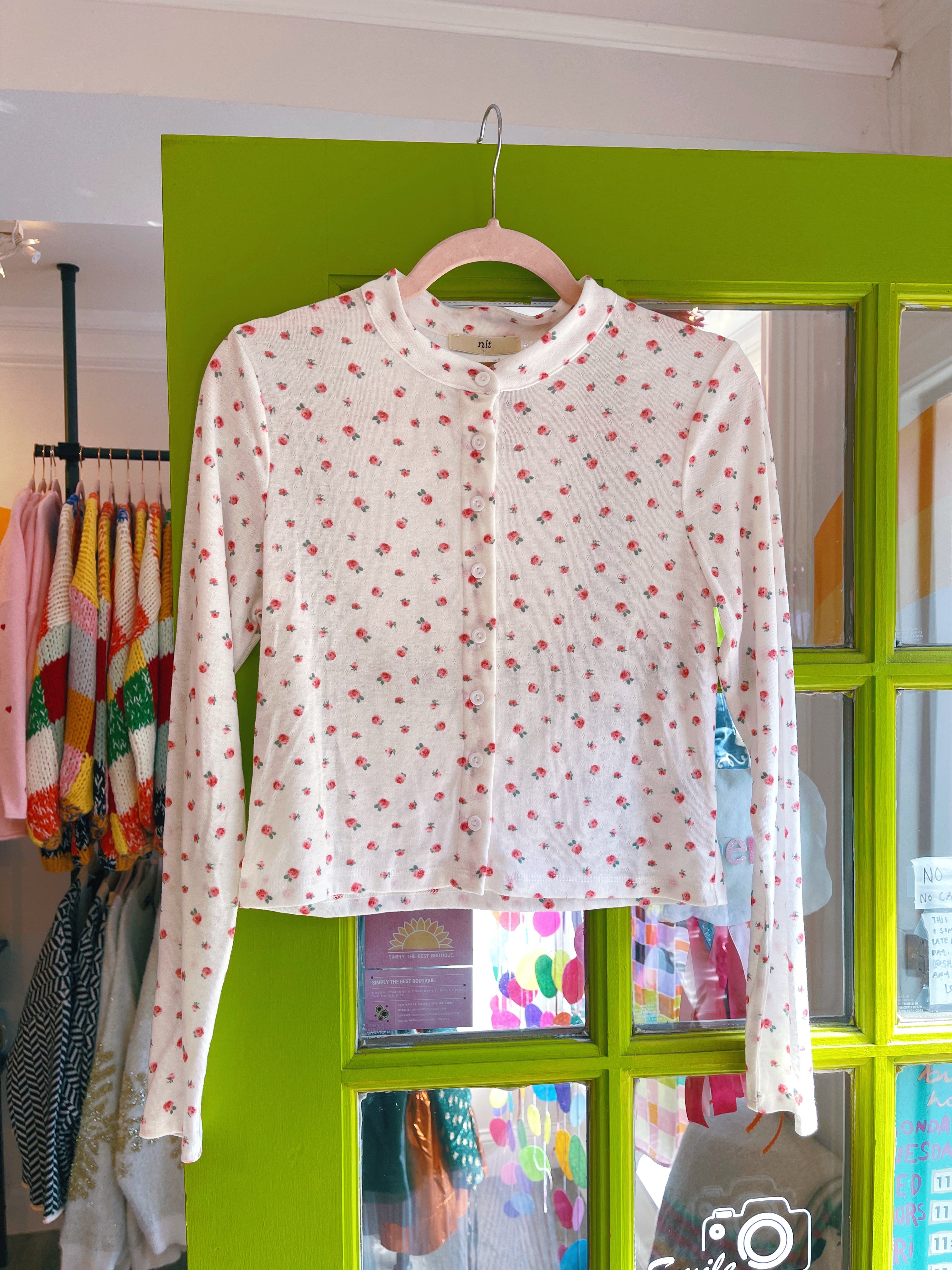 Willow Pointelle Cardi