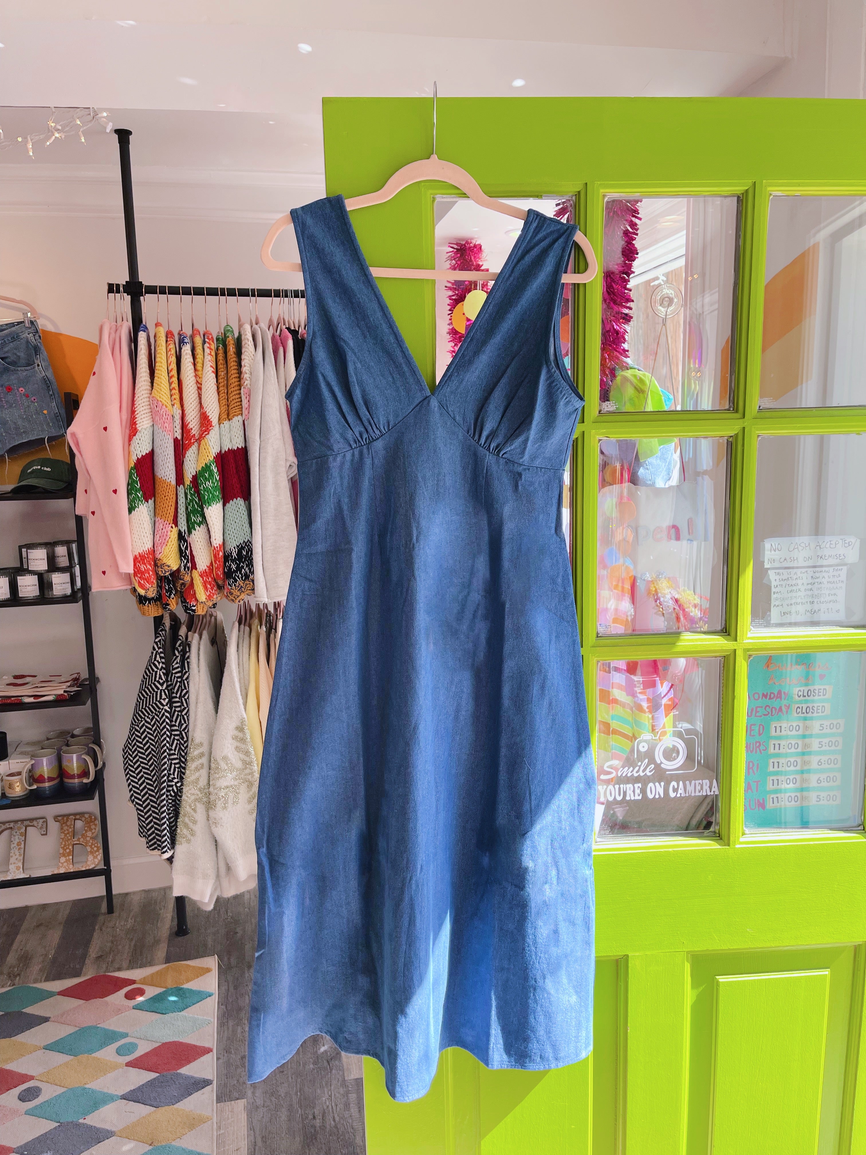 Abigail Denim A-Line Dress