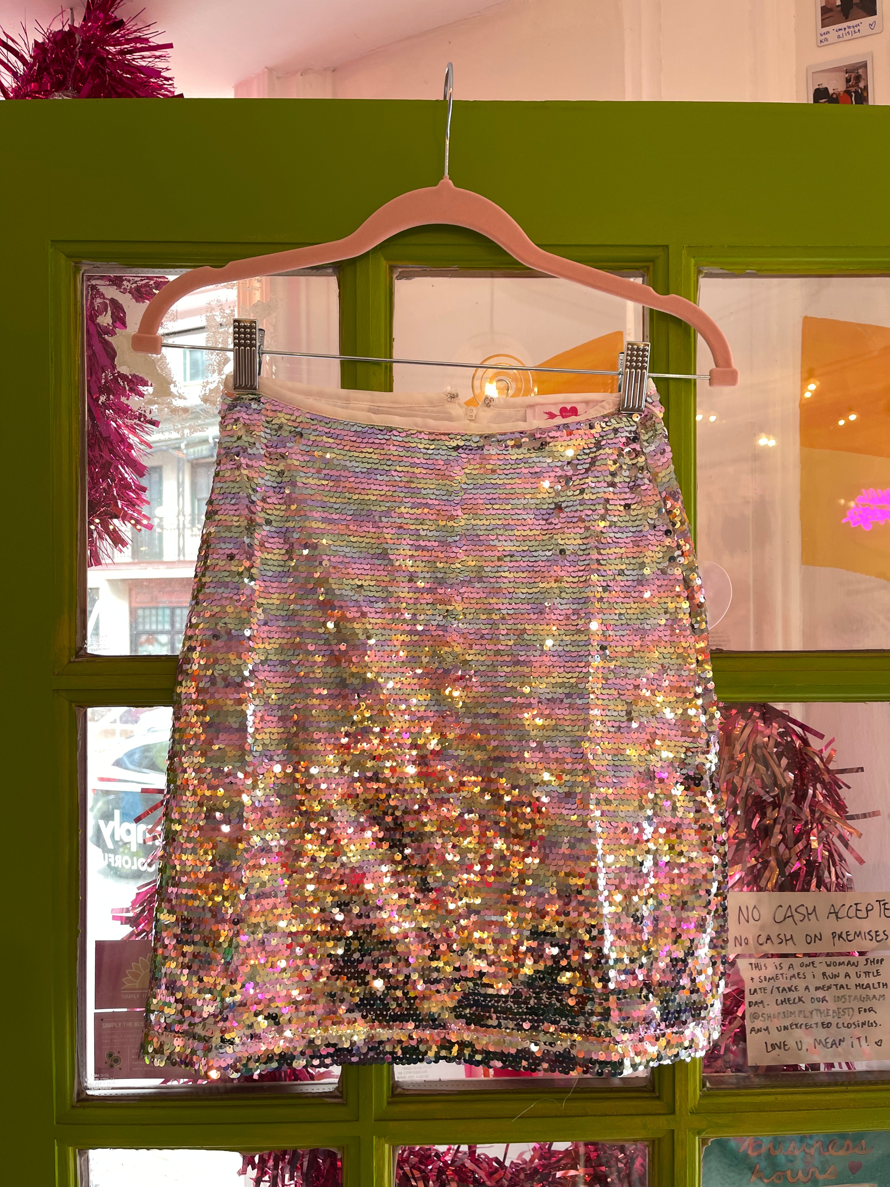 Shimmy & Shake Miniskirt | Diamond