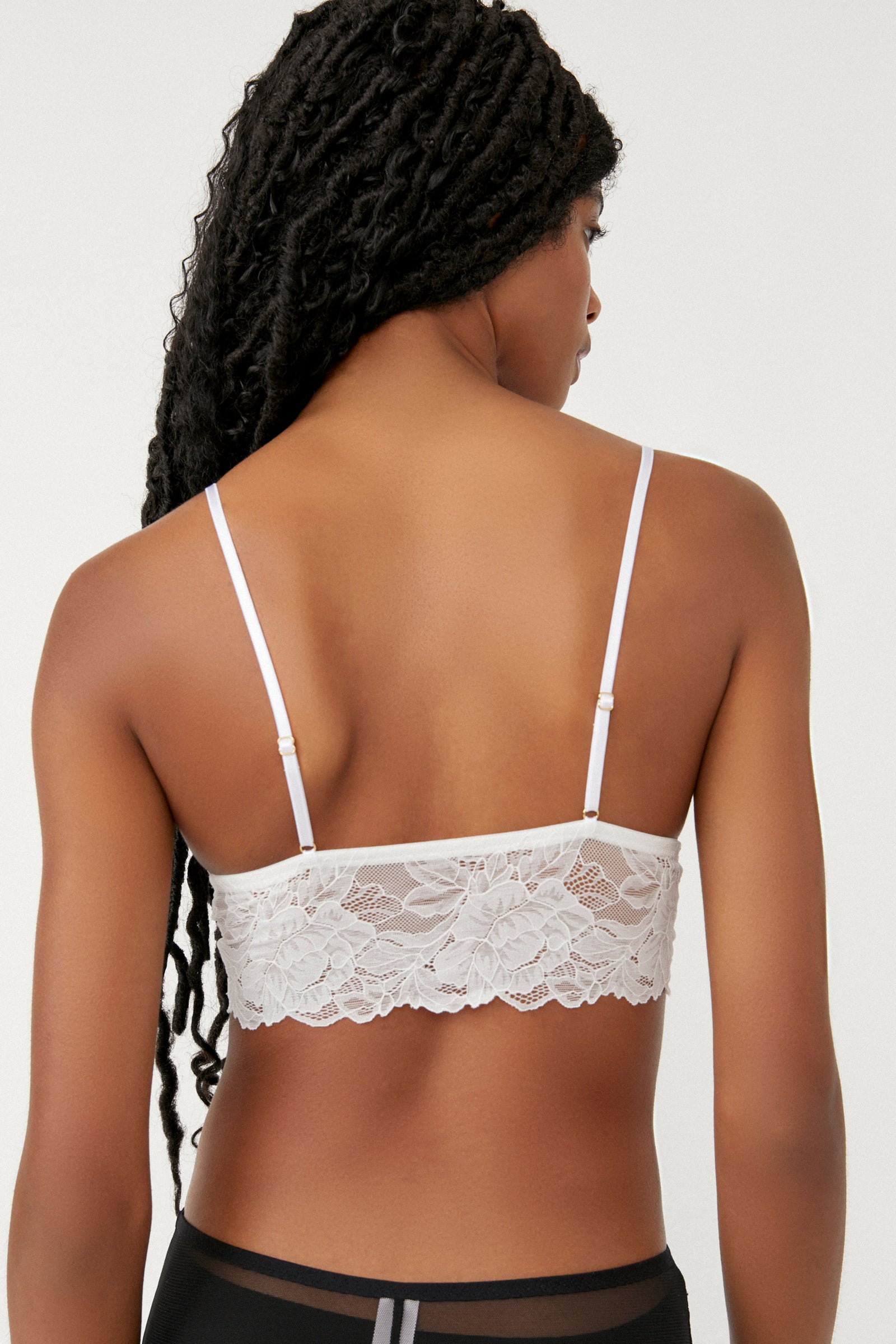 Lace Longline Bralette, Ivory | Free People
