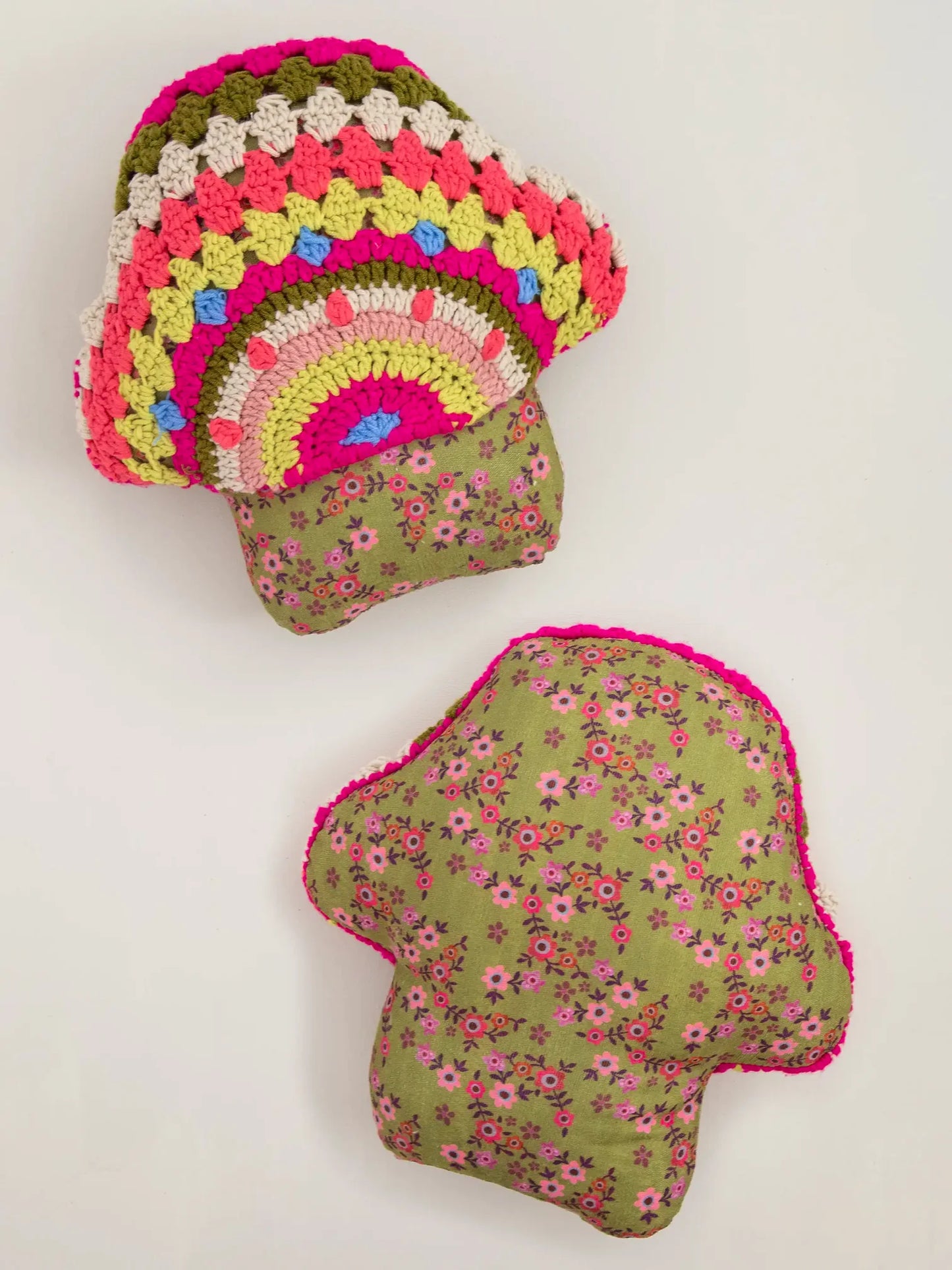 Crochet Pillow | Mushroom