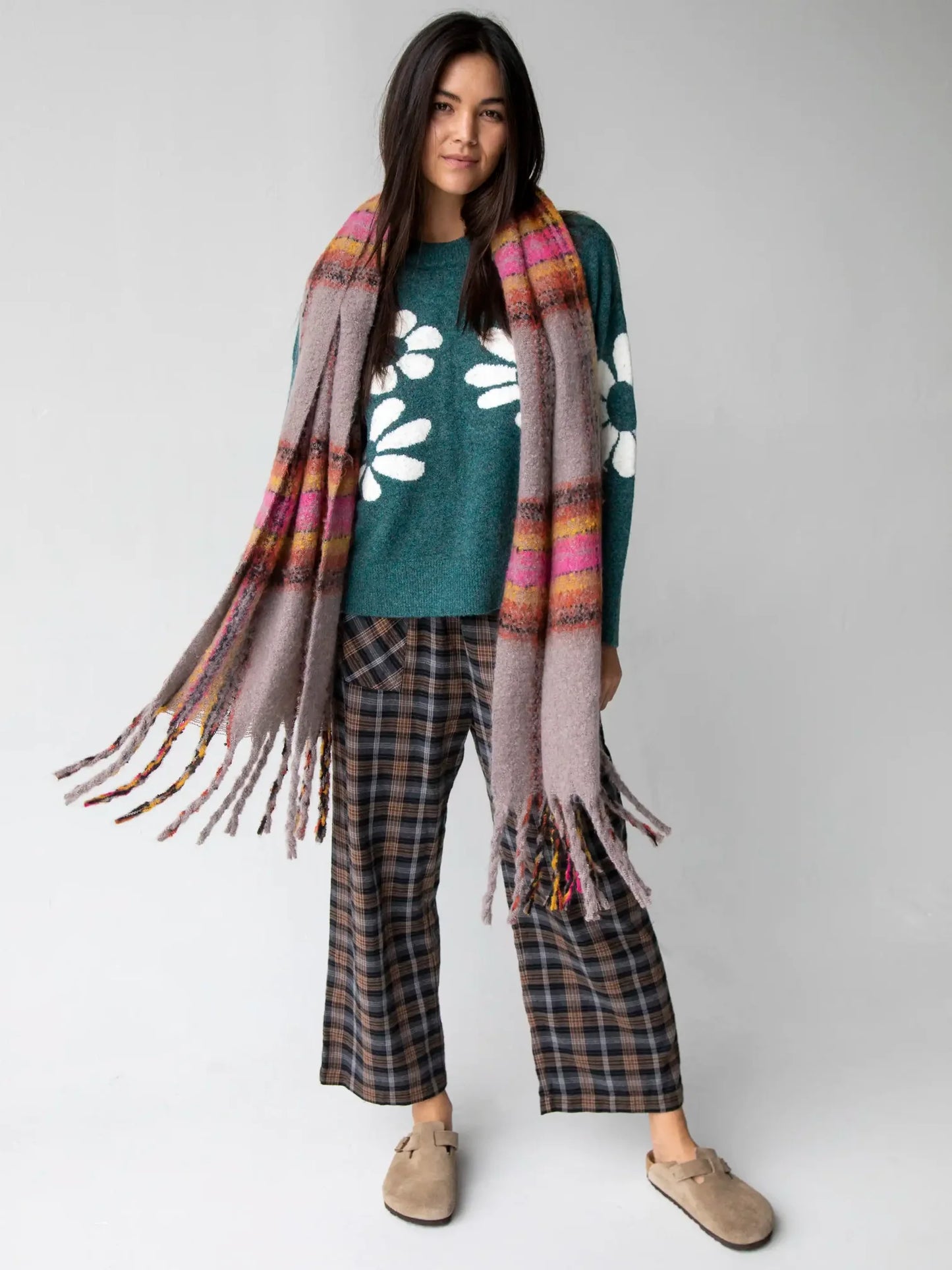 Cuddle Up Cozy Scarf | Mushroom