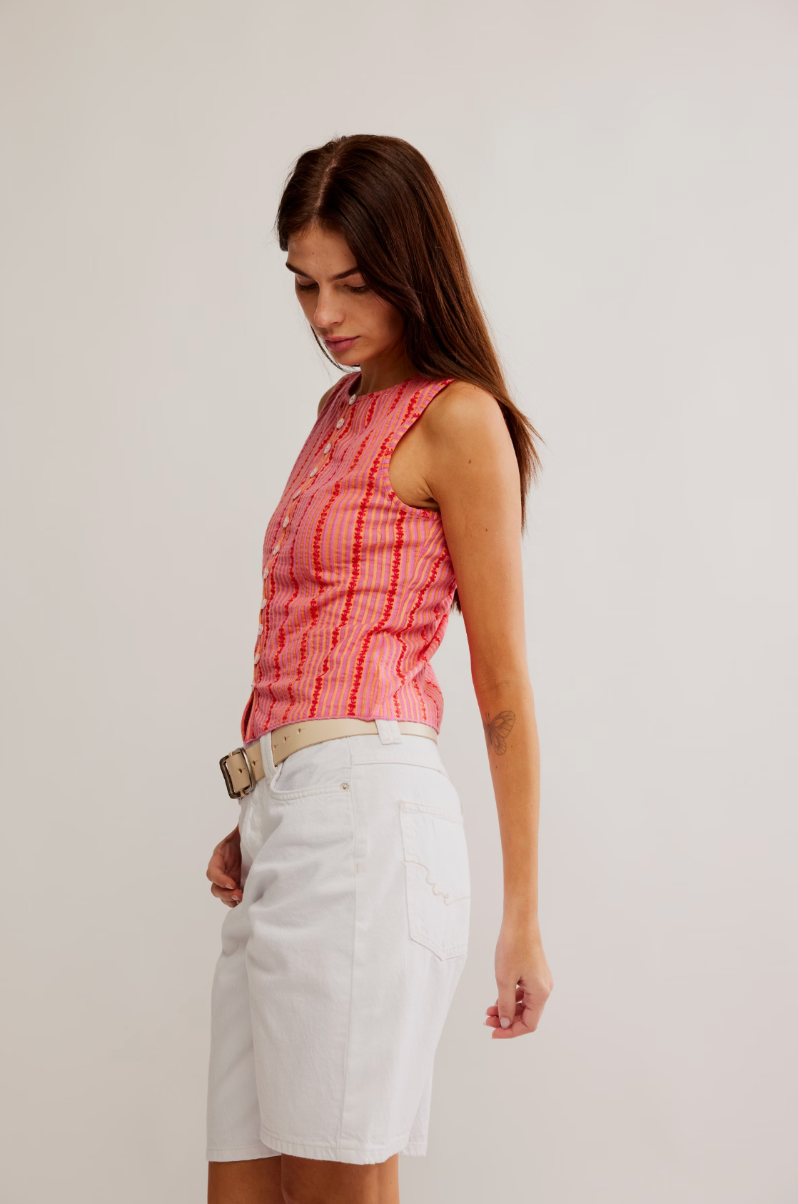 Tilly Vest (Printed - Cherry Punch) | Free People