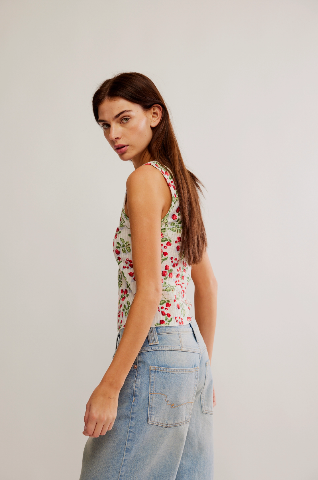 Tilly Vest (Printed - Antique Ivory Combo) | Free People