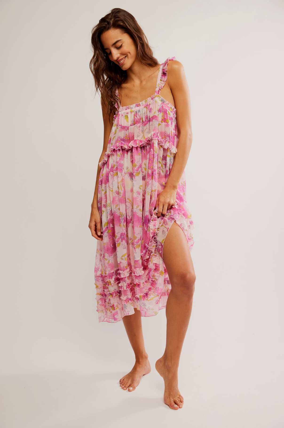 Moon Phase Printed Midi (Pop Combo) | Free People