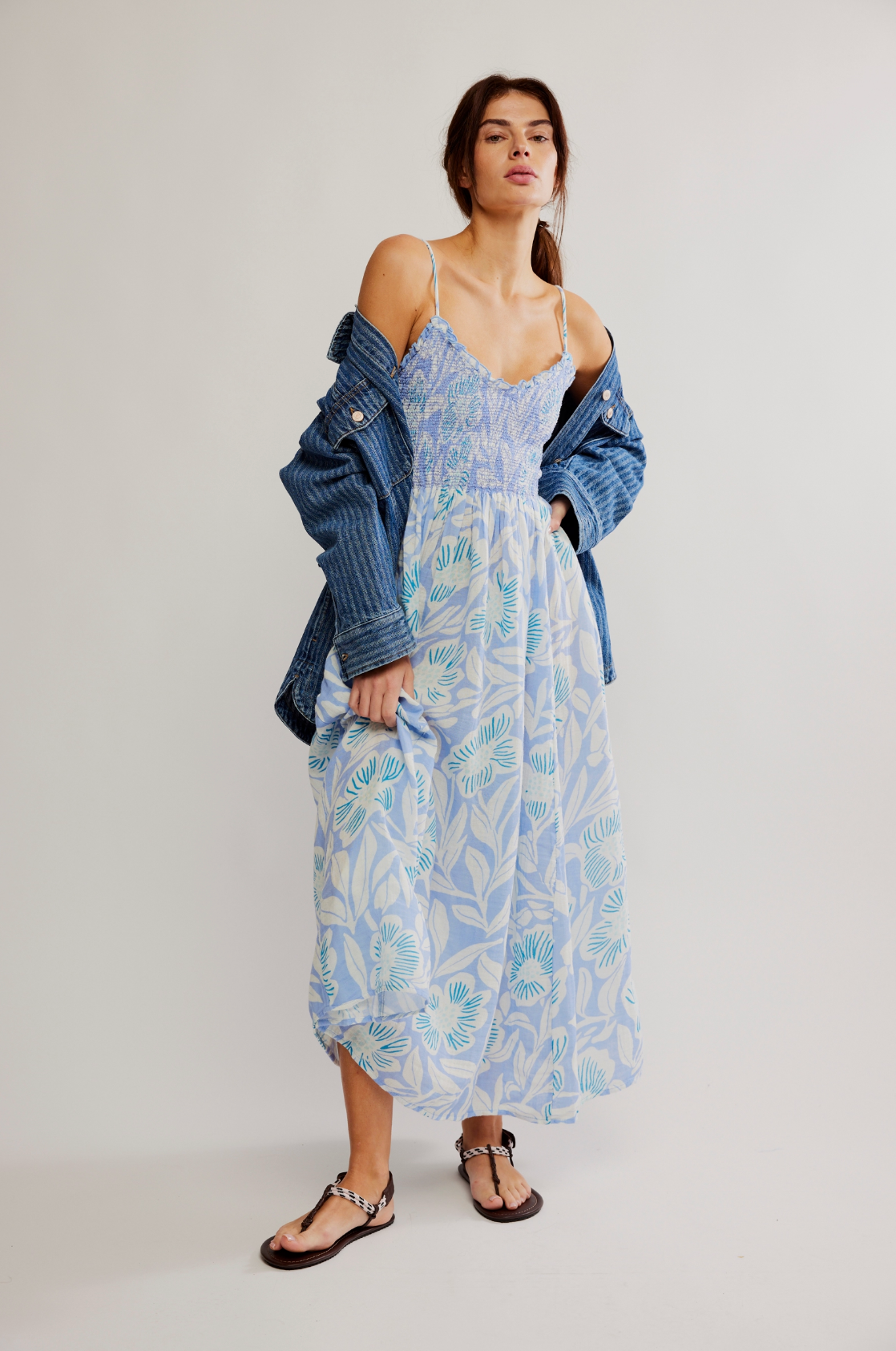 Sweet Nothings Midi (Blue Vista) | Free People