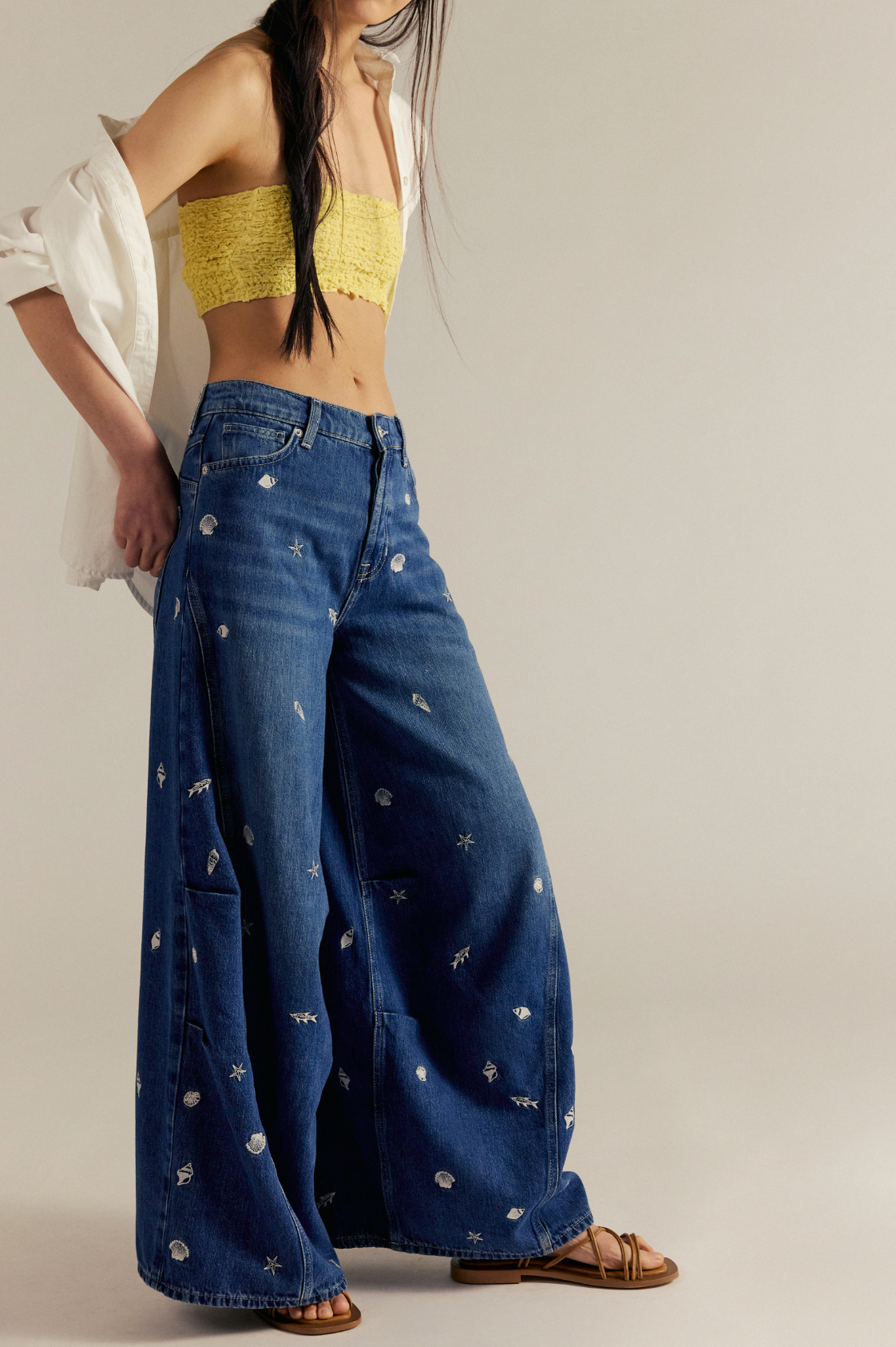 Westward Embroidered Jeans | Free People