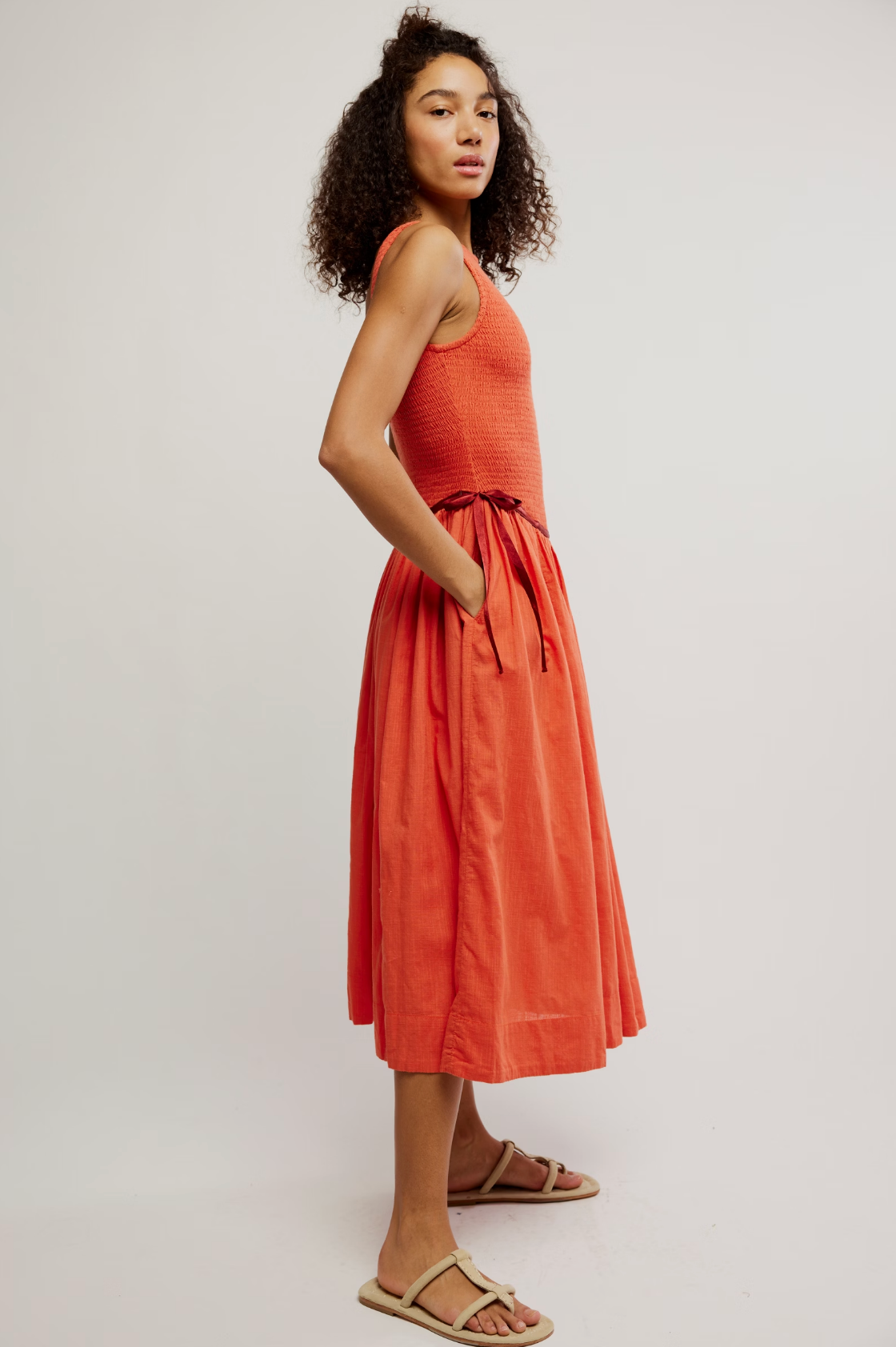 Nightingale Solid Midi (Rose Sienna) | Free People