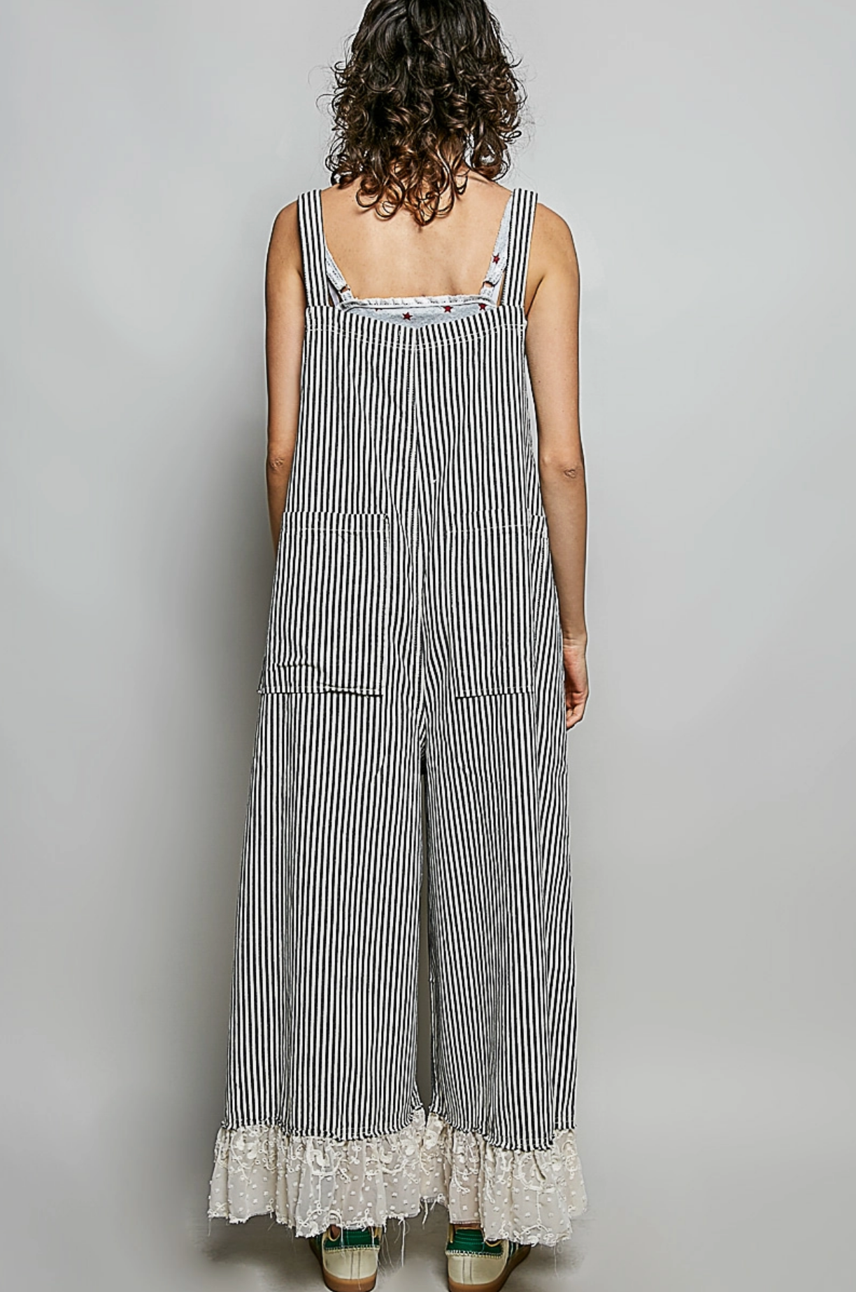 Railroad Chic Patchwork Jumpsuit