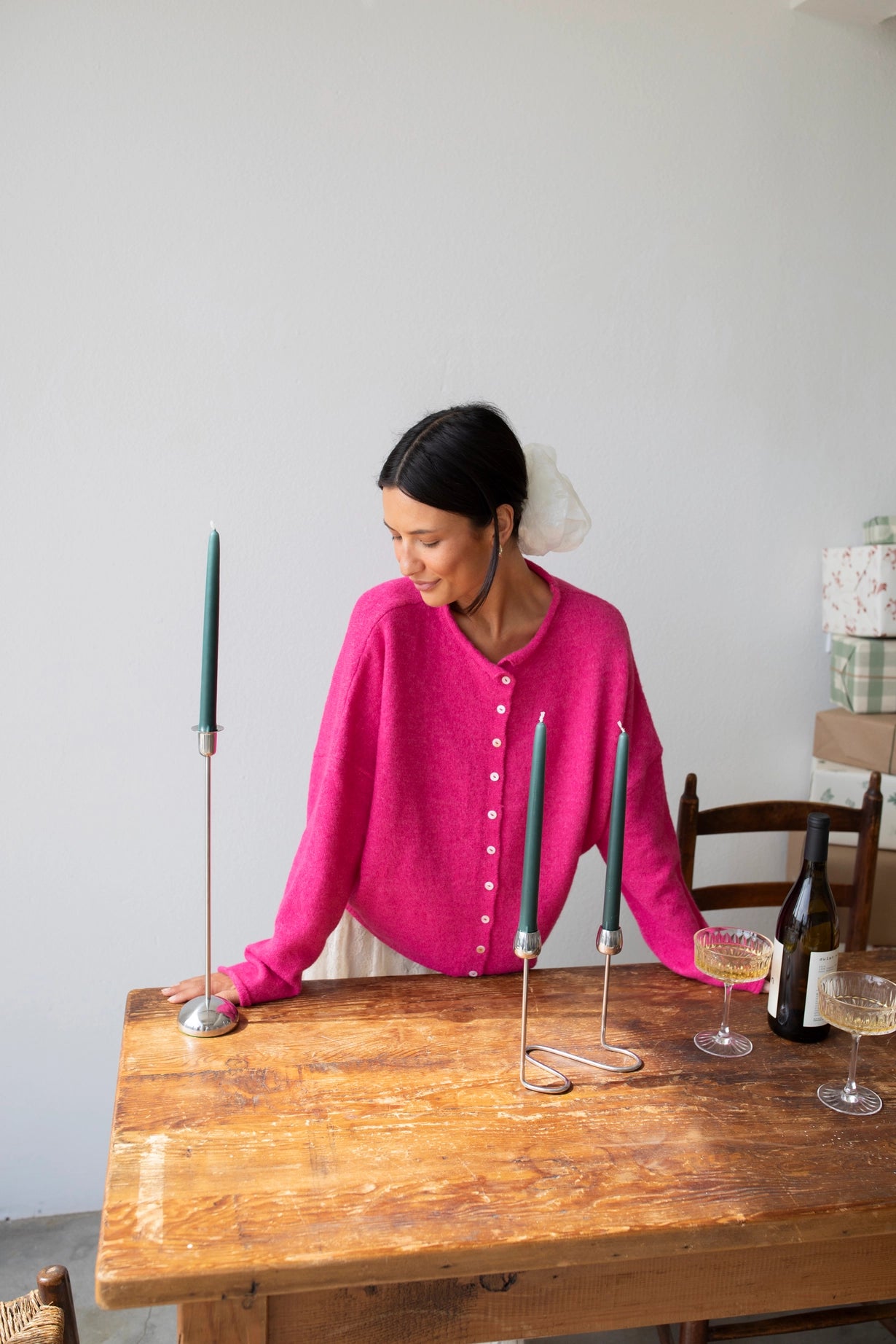 Simply the Best Cardi | Fuchsia