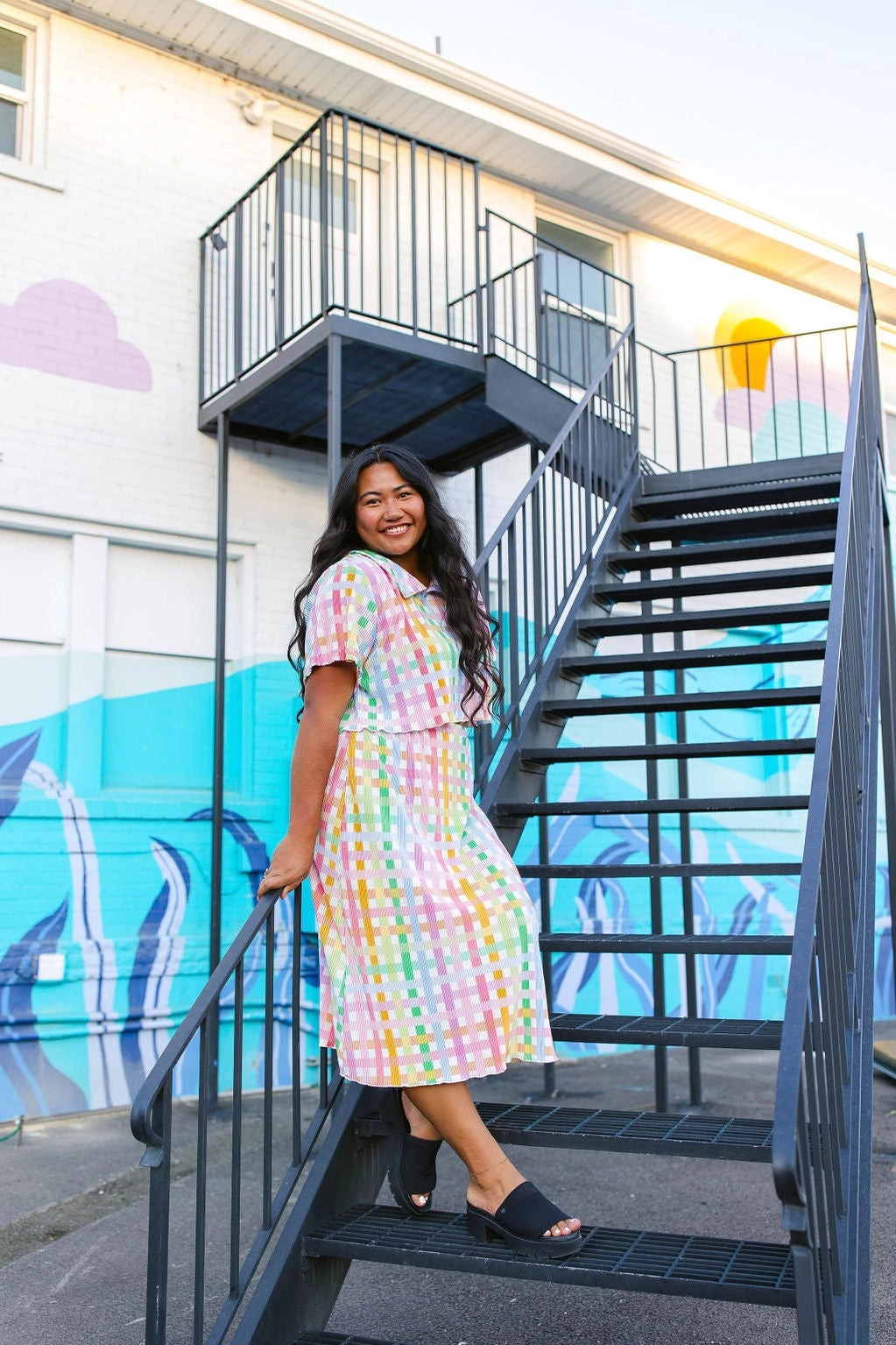 Get Noticed Plisse Skirt | TABY ORIGINALS