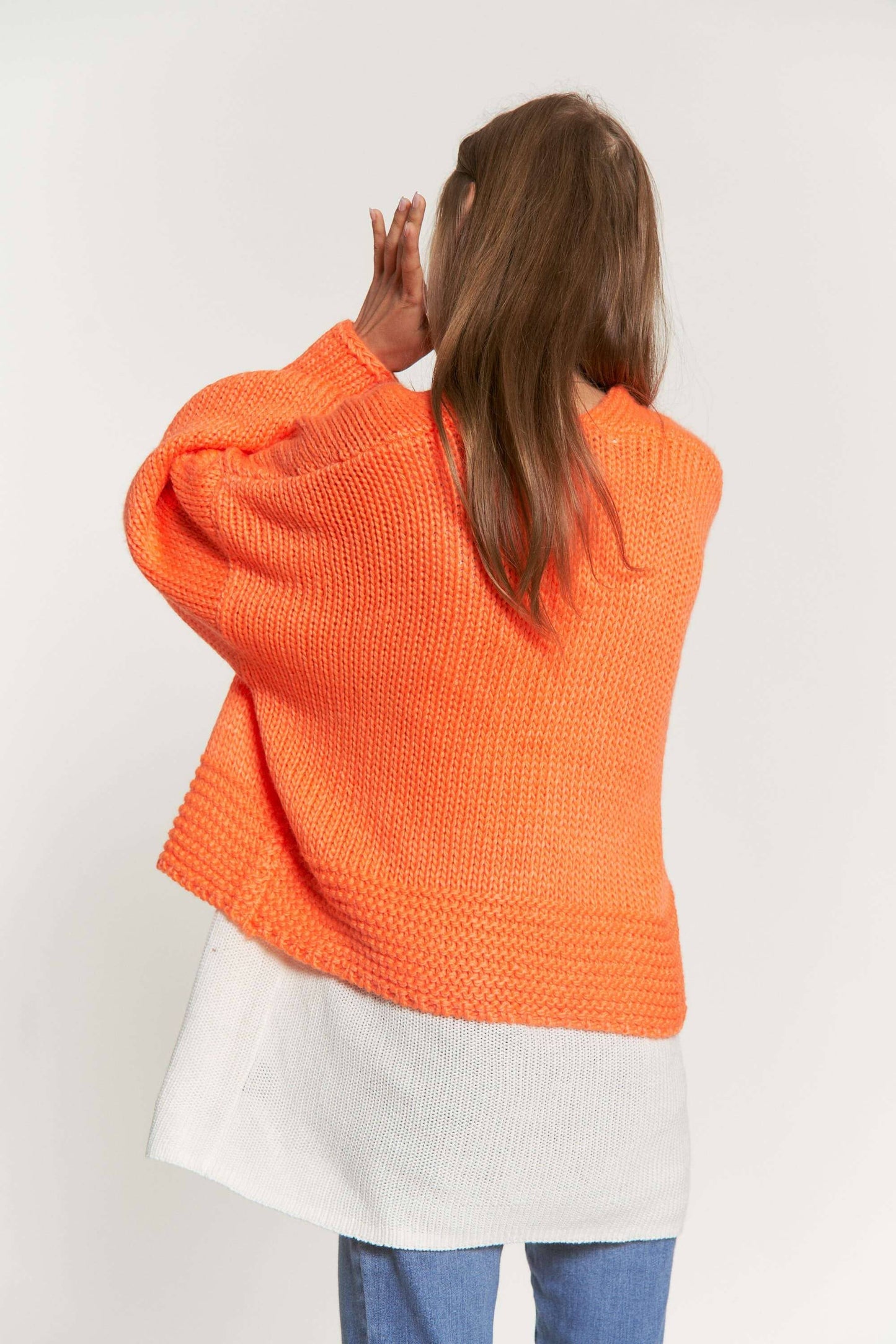 Tangerine Chunky Cardi