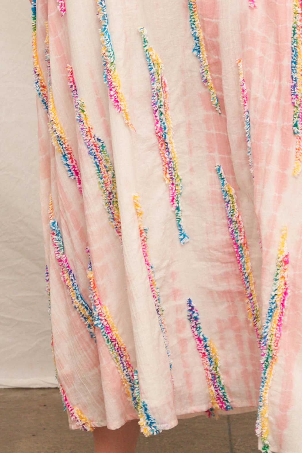 Tufted Tie-Dyed Sundress
