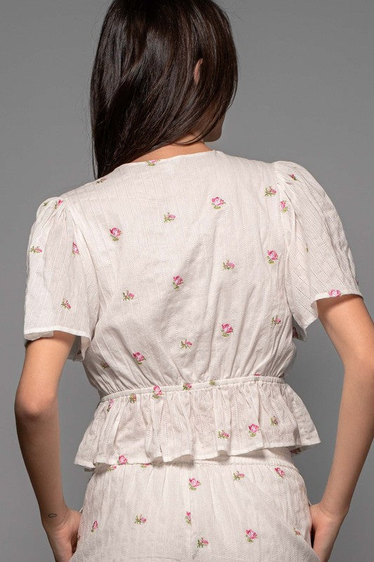 Rosebud Short Sleeve Blouse