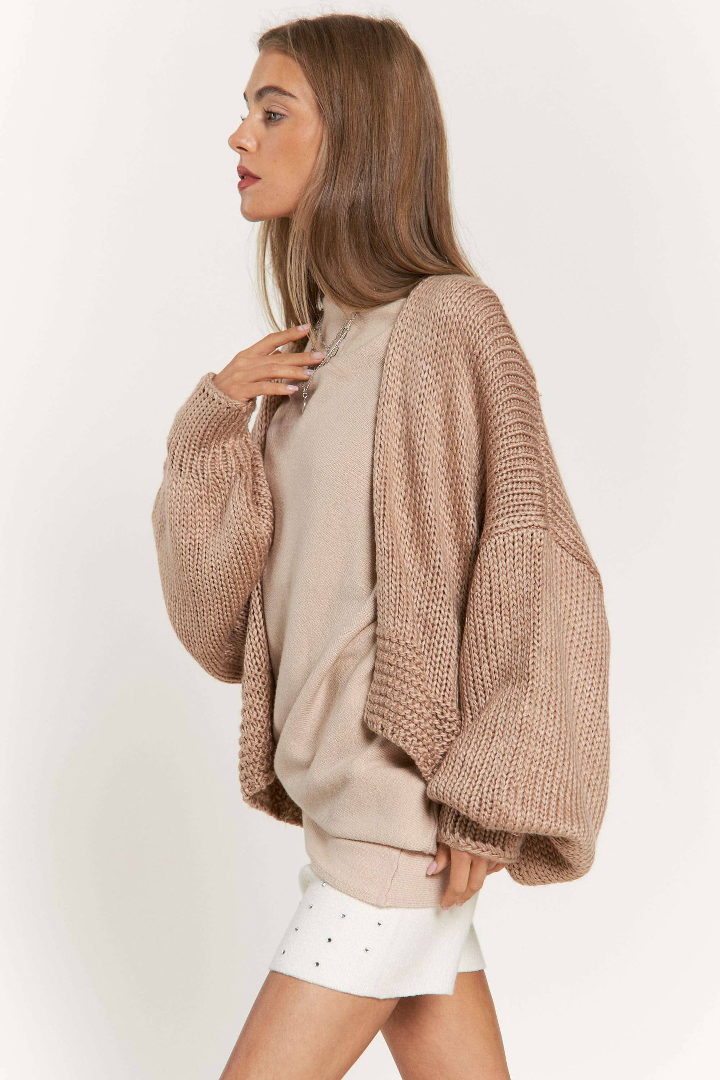 Tangerine Chunky Cardi
