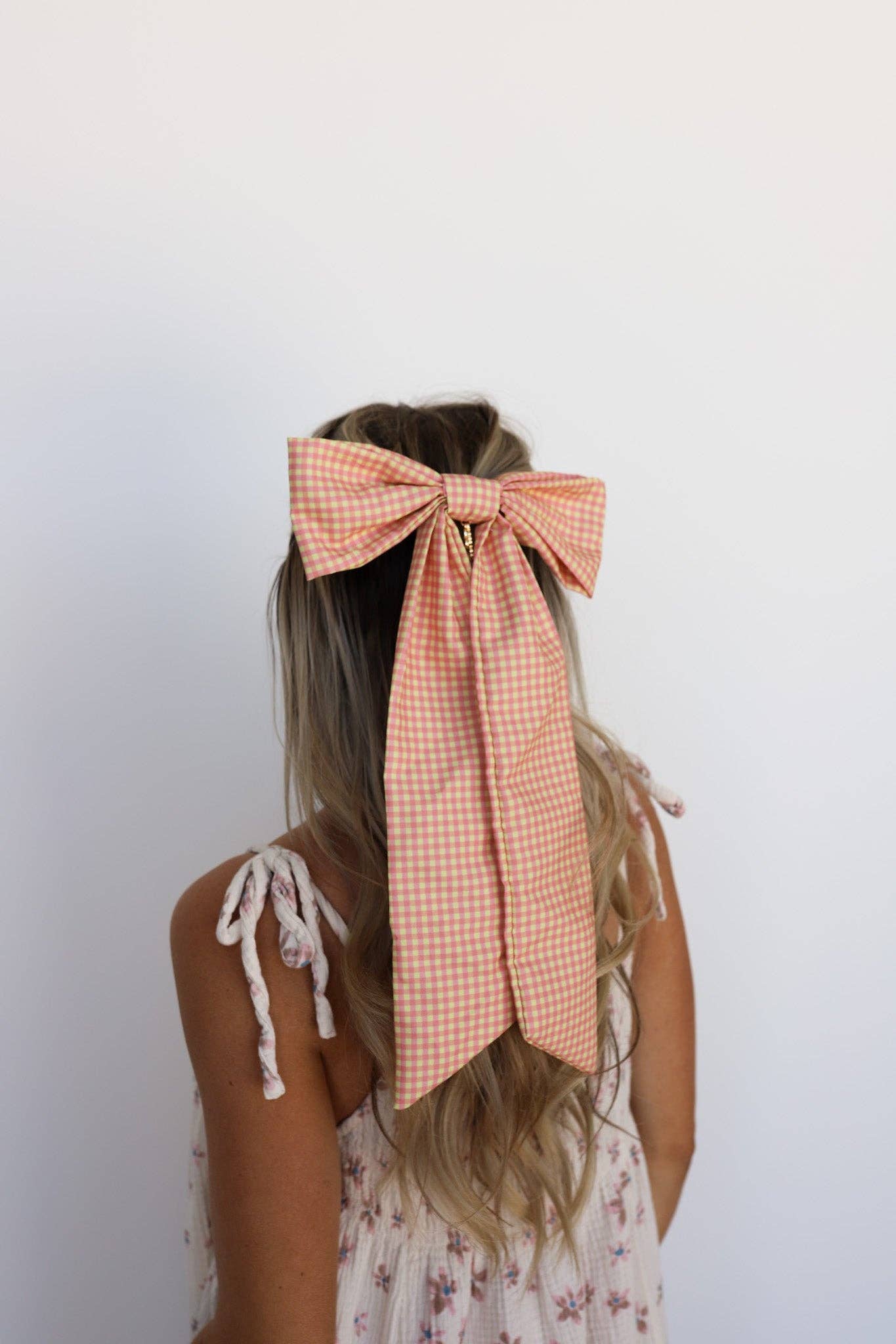 PINK PLAID jumBOW | KAXI