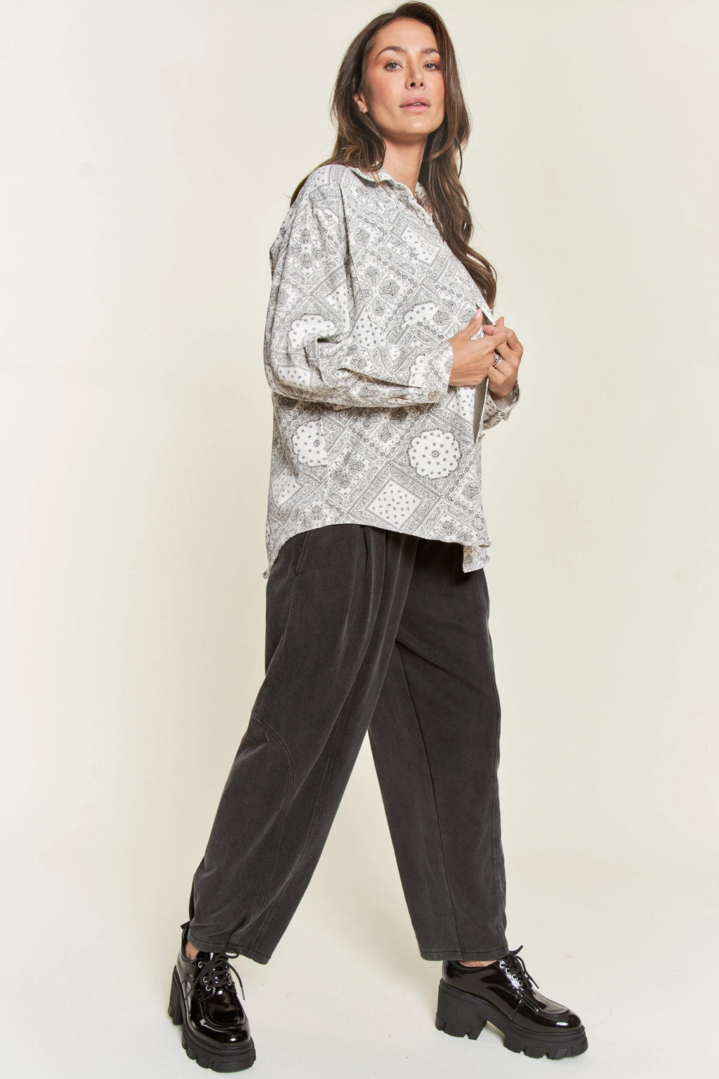 Paisley Button Down