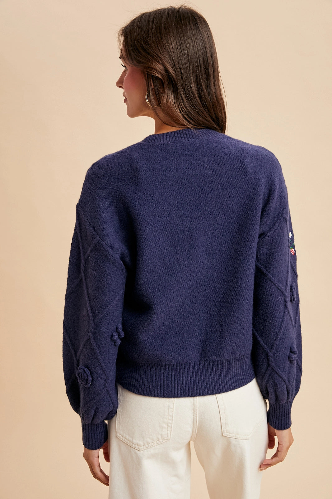 Applique Antique-Chic Sweater