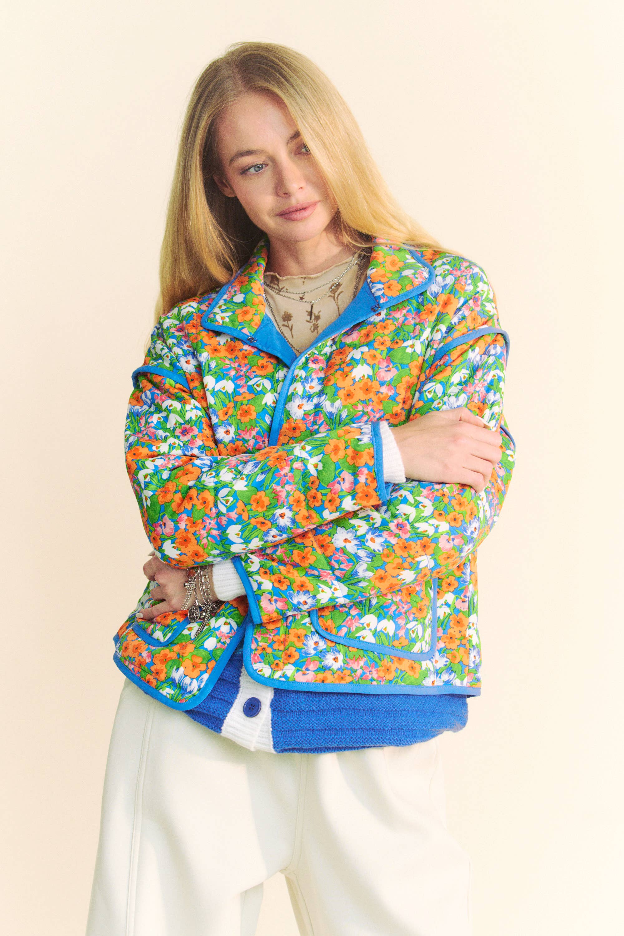 Monet's Garden Quilted Jacket