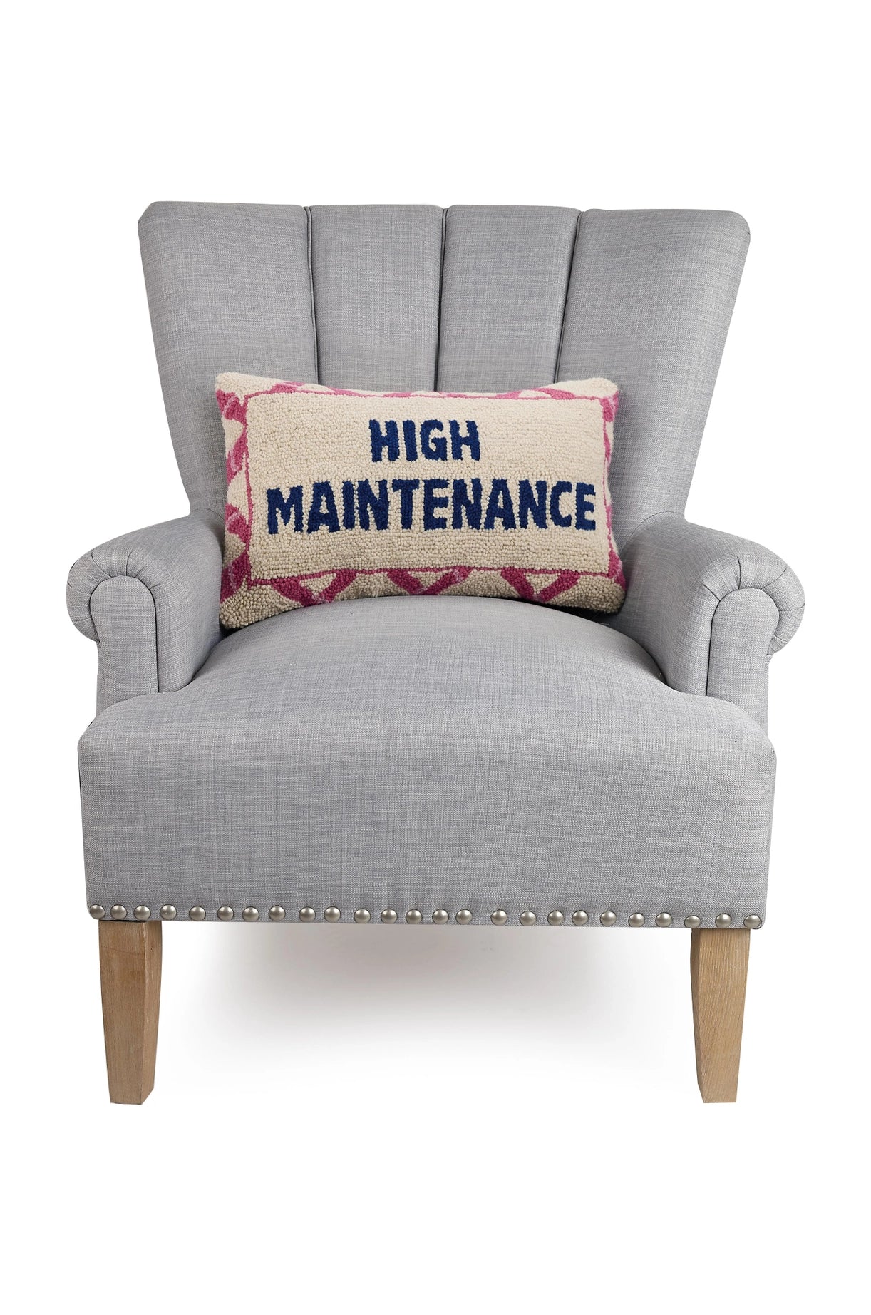 HIGH MAINTENANCE Hook Pillow