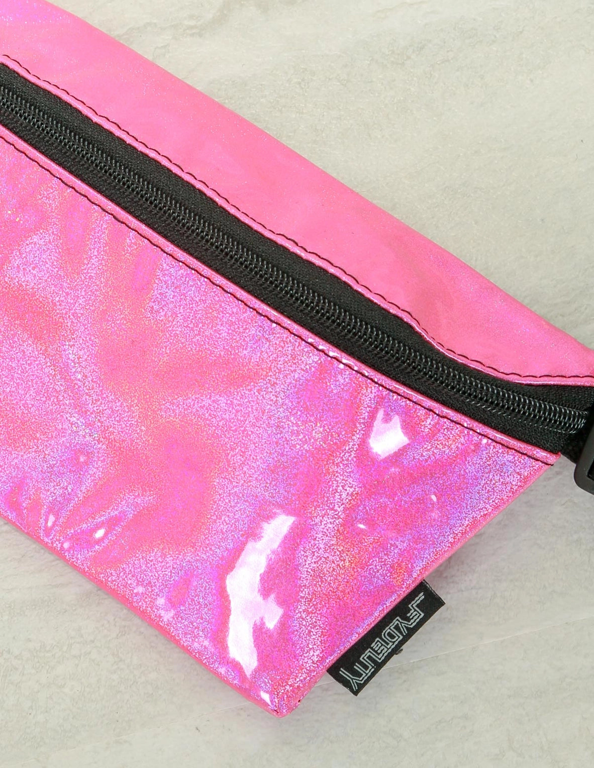 Ultra Slim Fanny Pack | Glitter Pink