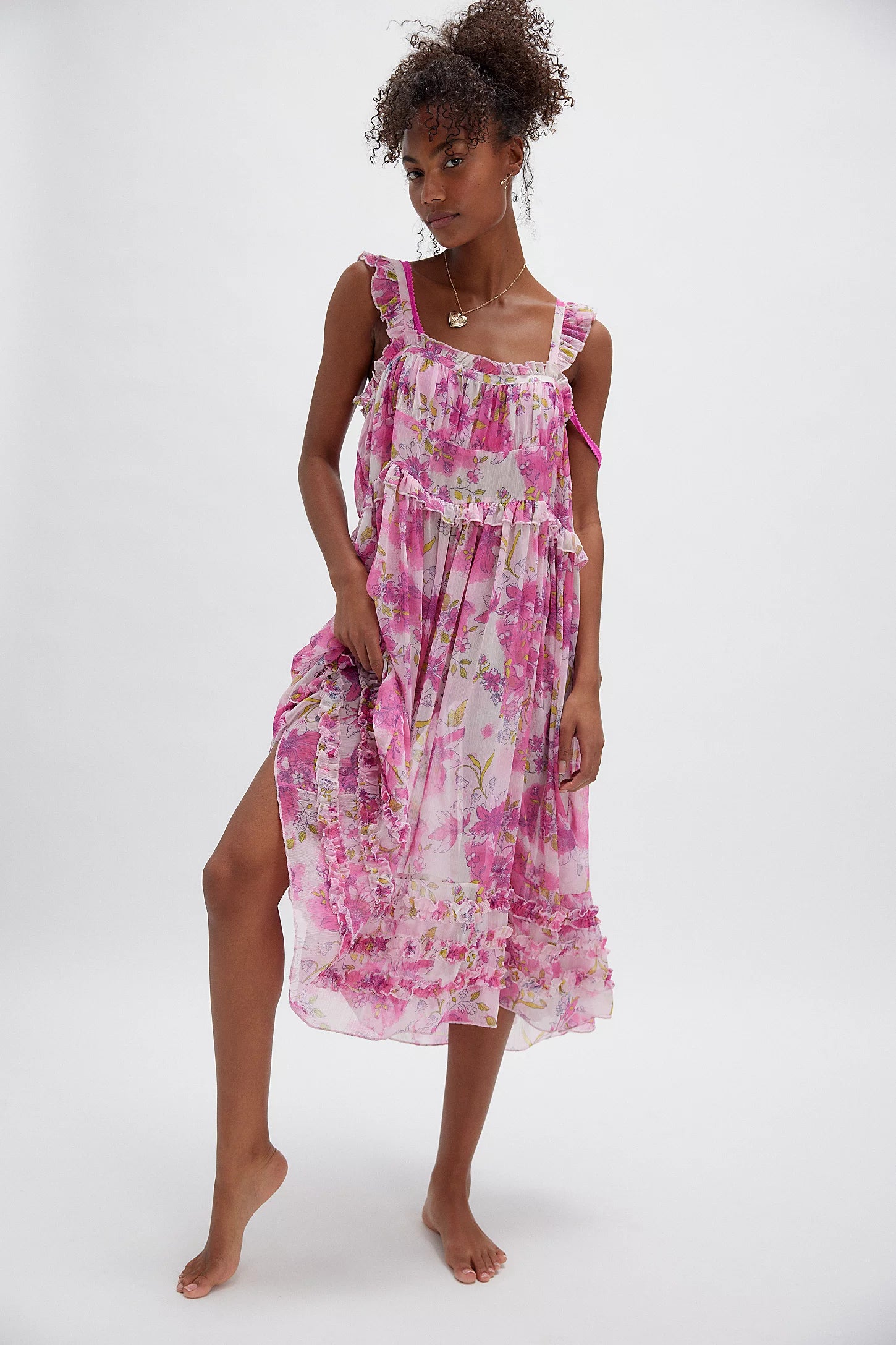 Moon Phase Printed Midi (Pop Combo) | Free People