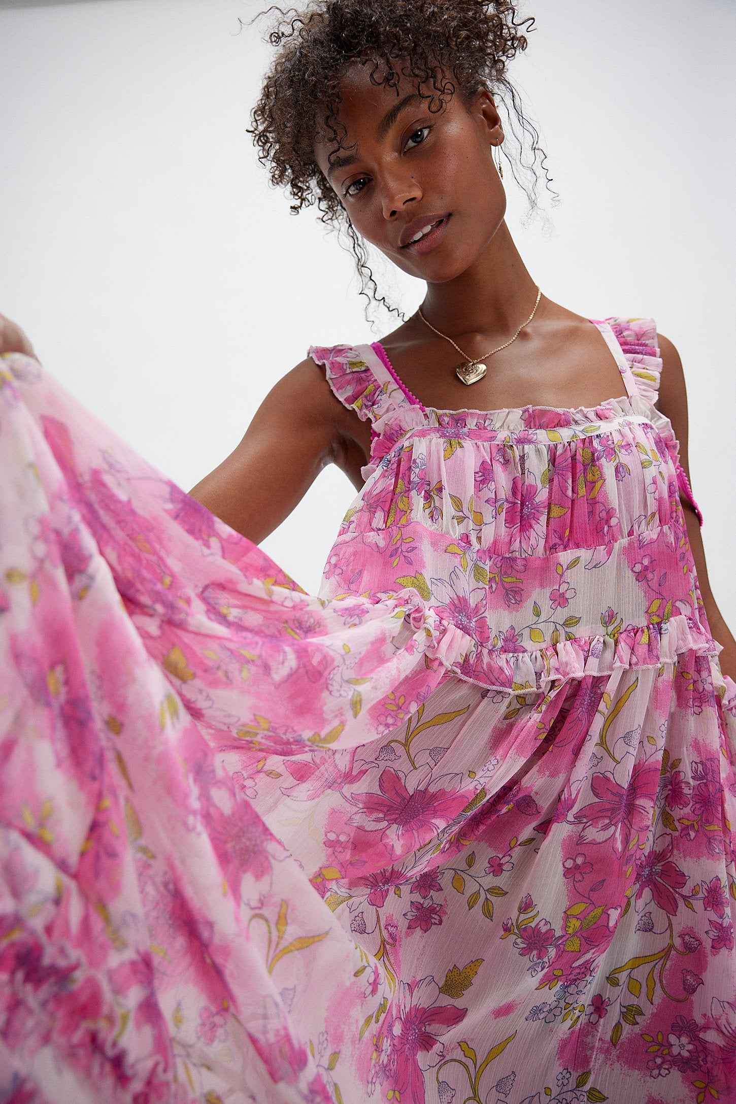 Moon Phase Printed Midi (Pop Combo) | Free People