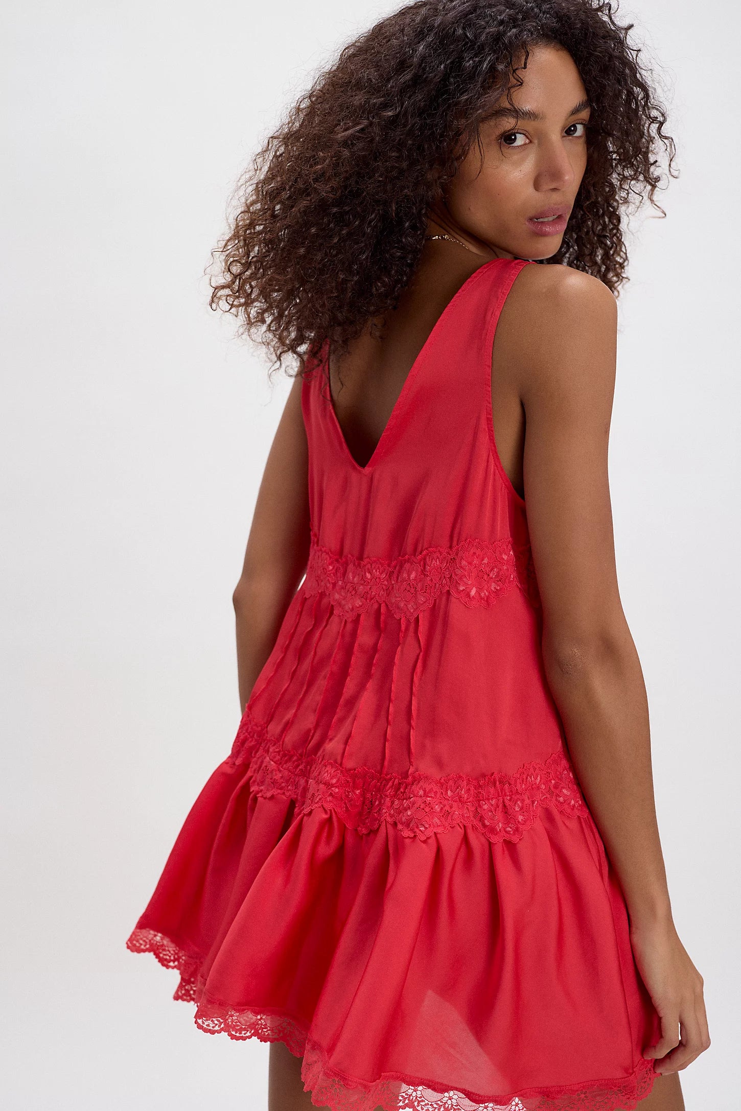 In This Groove Mini Slip (Poppy Red) | Free People
