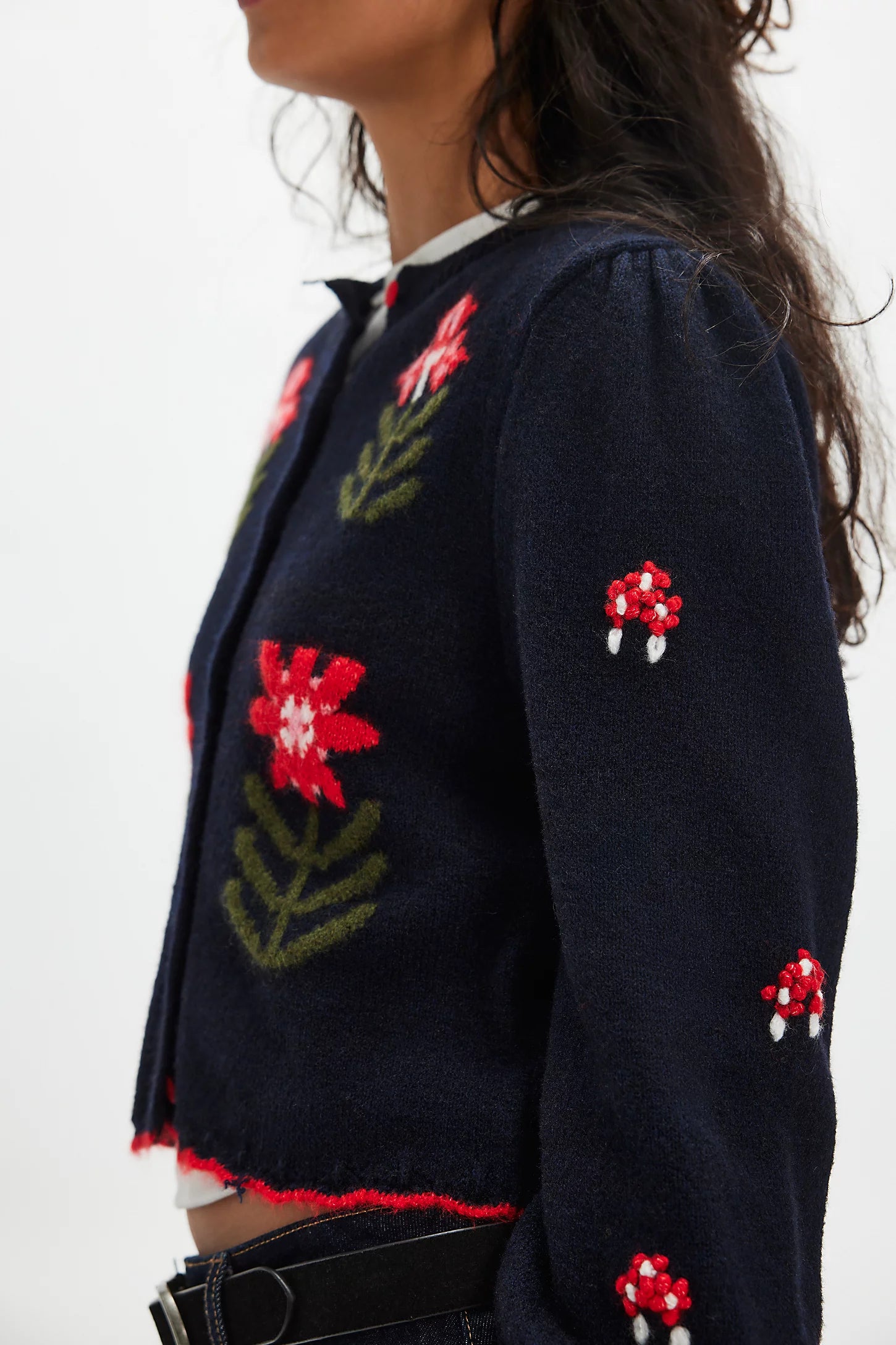 Nonna Kint Cardi (Midnight Bloom) | Free People