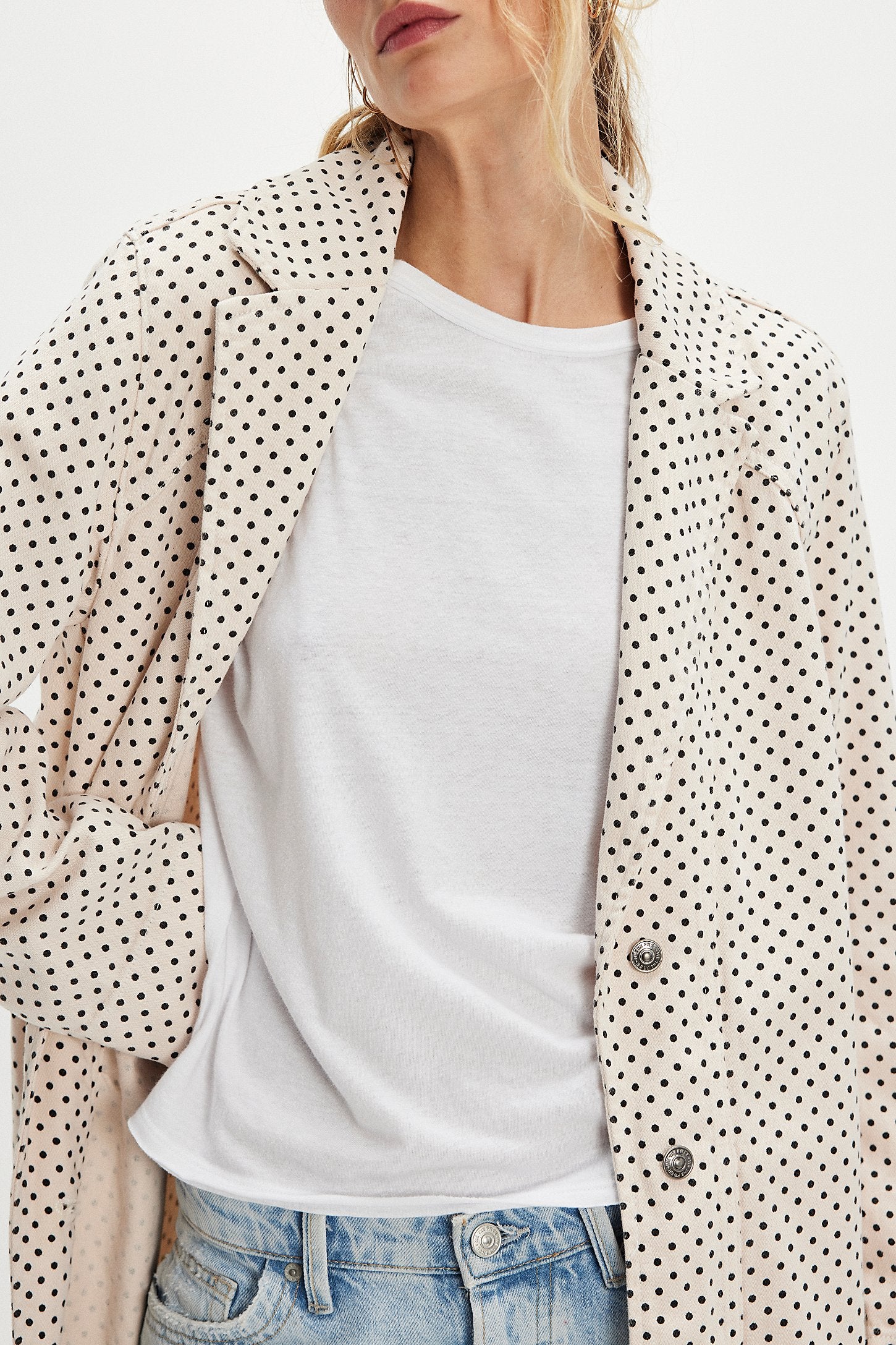 Monique Denim Duster (Ivory) | Free People