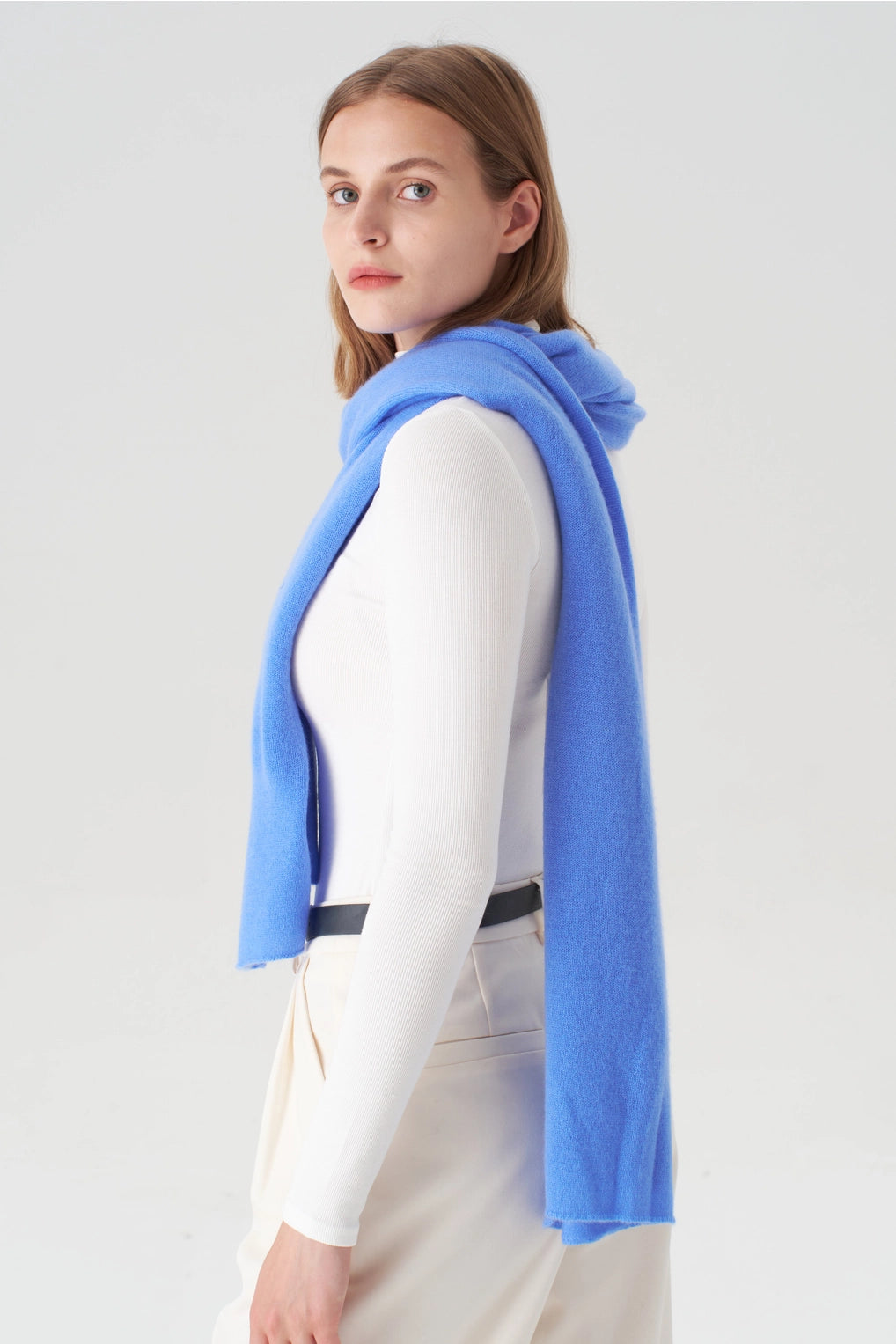 Cashmere Topper (Azure Blue)