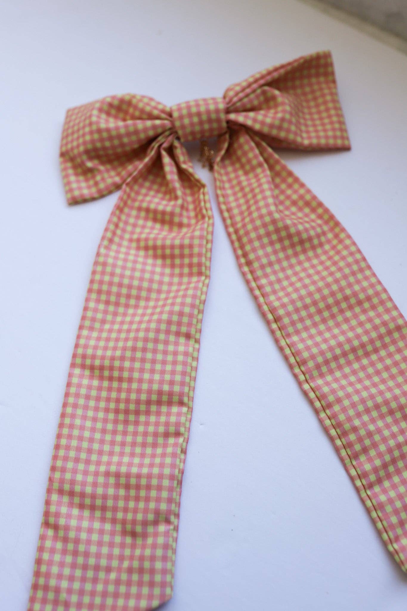 PINK PLAID jumBOW | KAXI