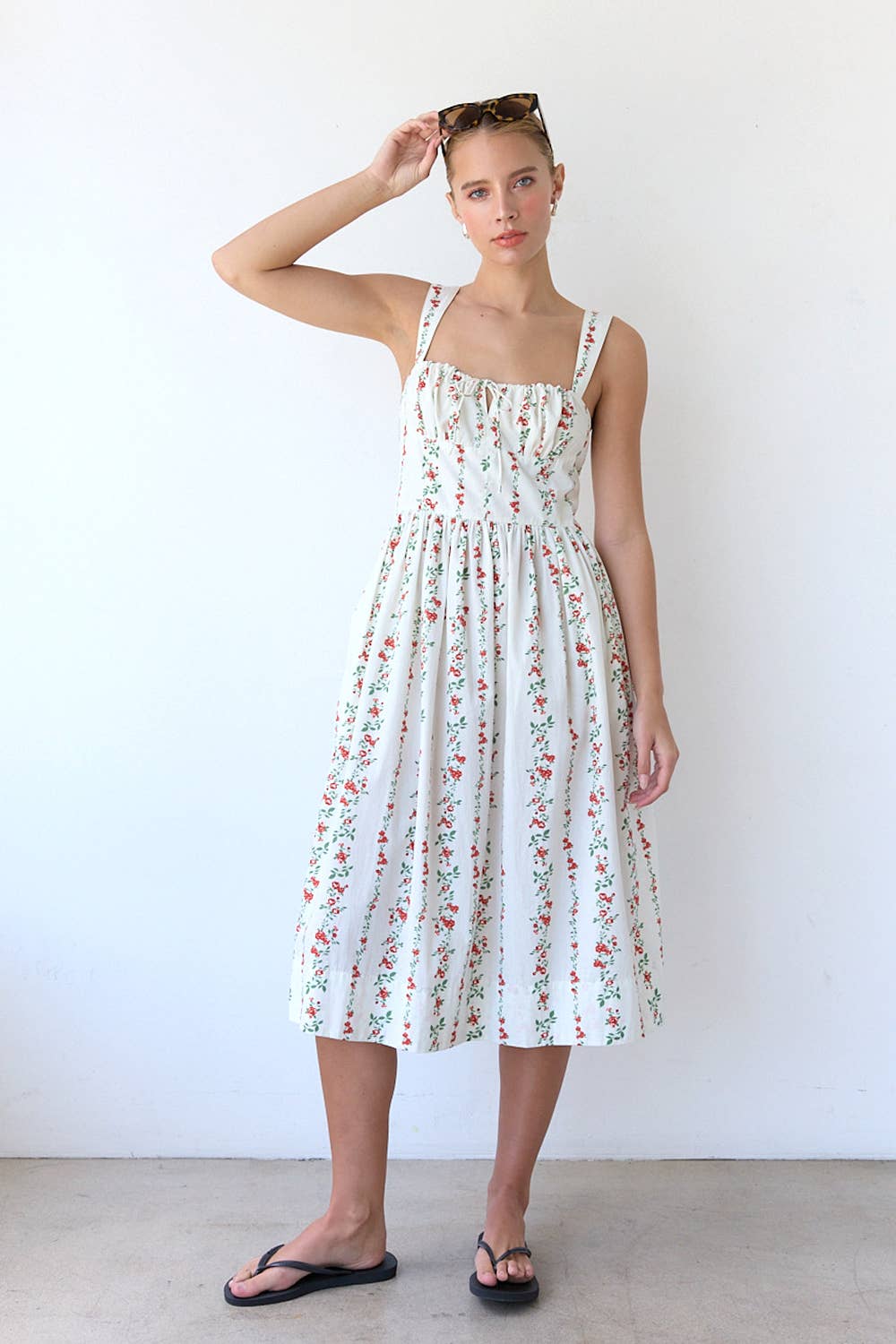 Sicilian Summer Midi Dress