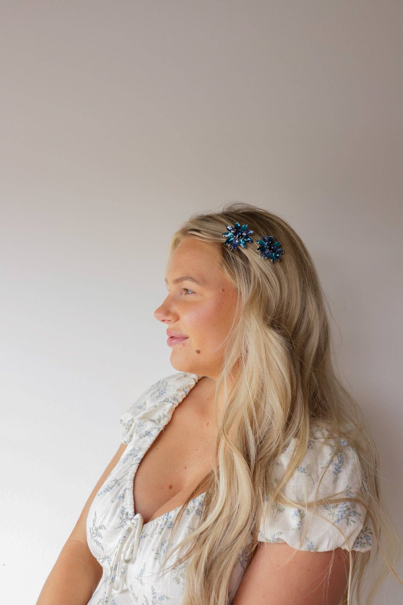 GEMSTONE FLOWER CLIPS | KAXI