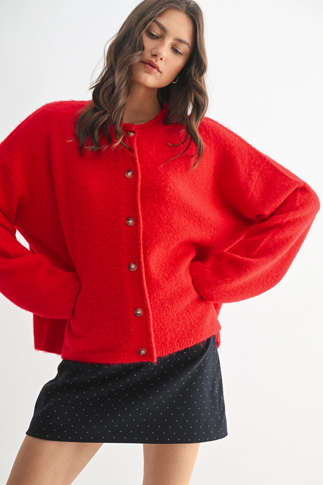 Buttery Soft Cherry Red Sweater