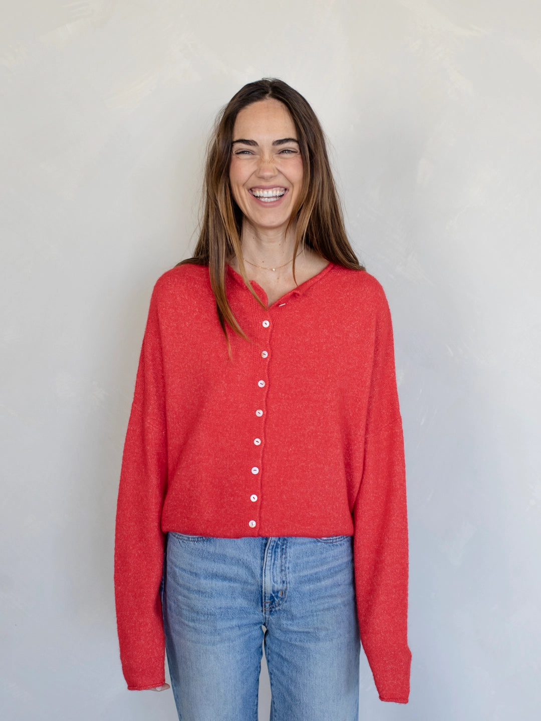 Simply the Best Cardi | Red