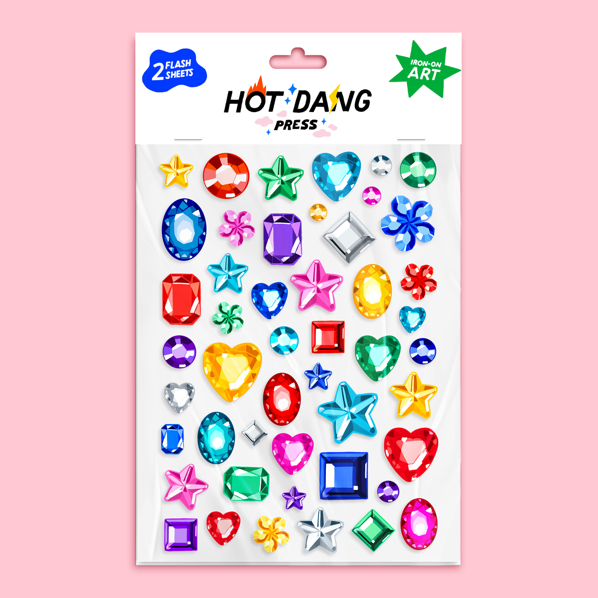 IRON-ON APPLIQUE Be Dazzled Sheet Set